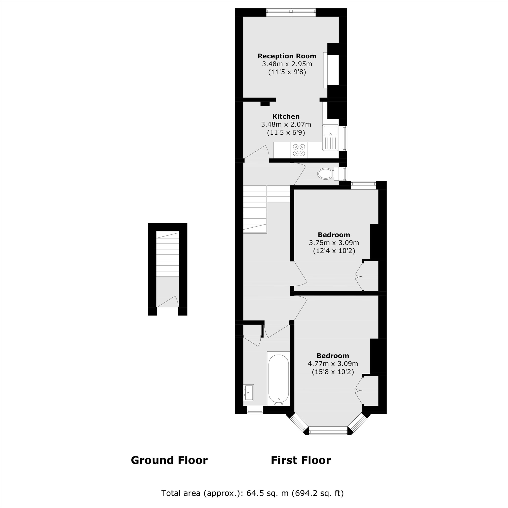 6b, Harlesden Road, London floorplan