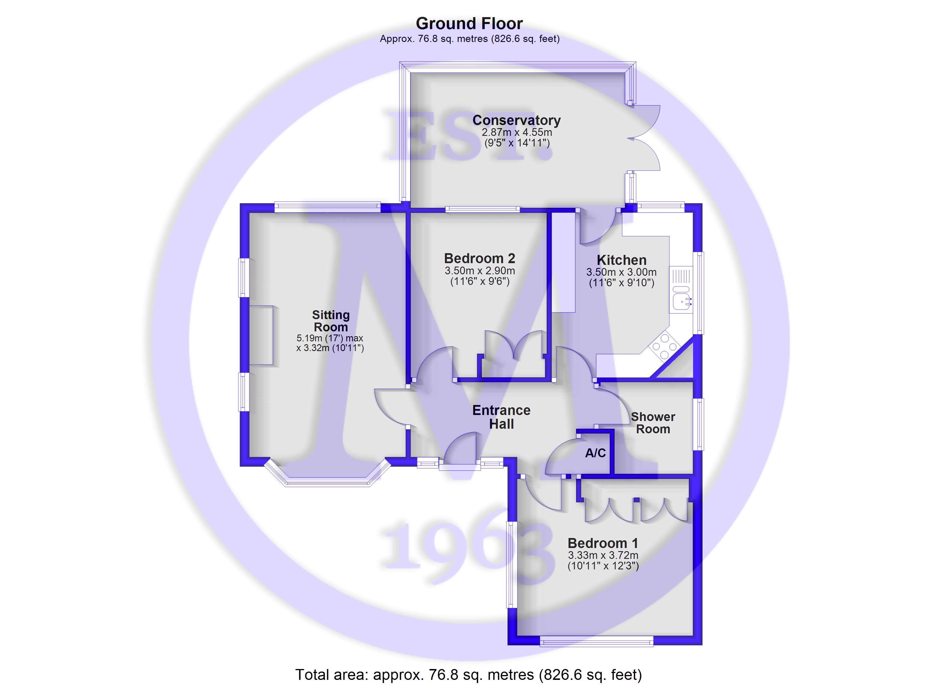 108, Osborne Road, Hampshire floorplan