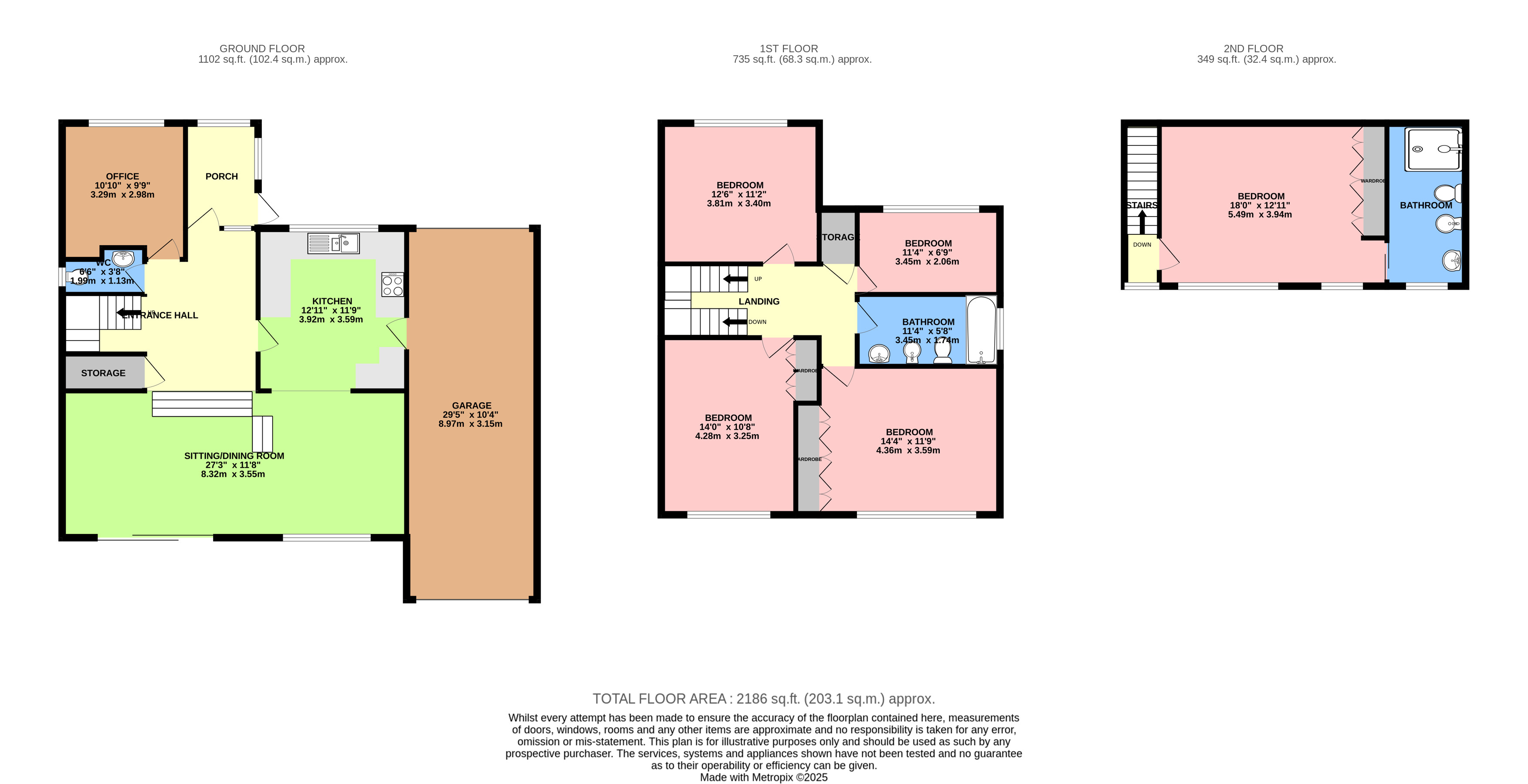 70, Chase Ridings, Middlesex floorplan