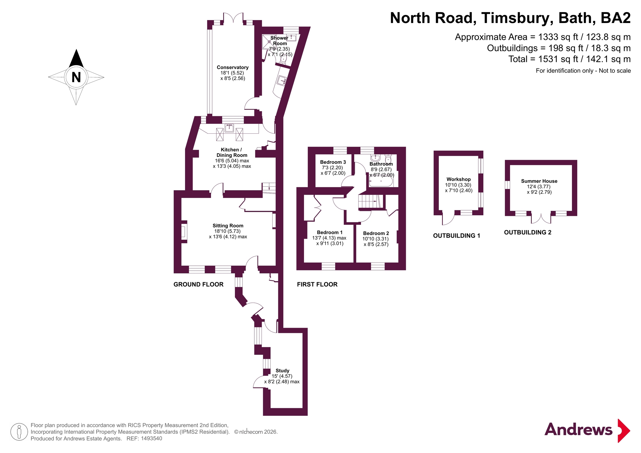 Welton Cottage,, North Road, Bath floorplan