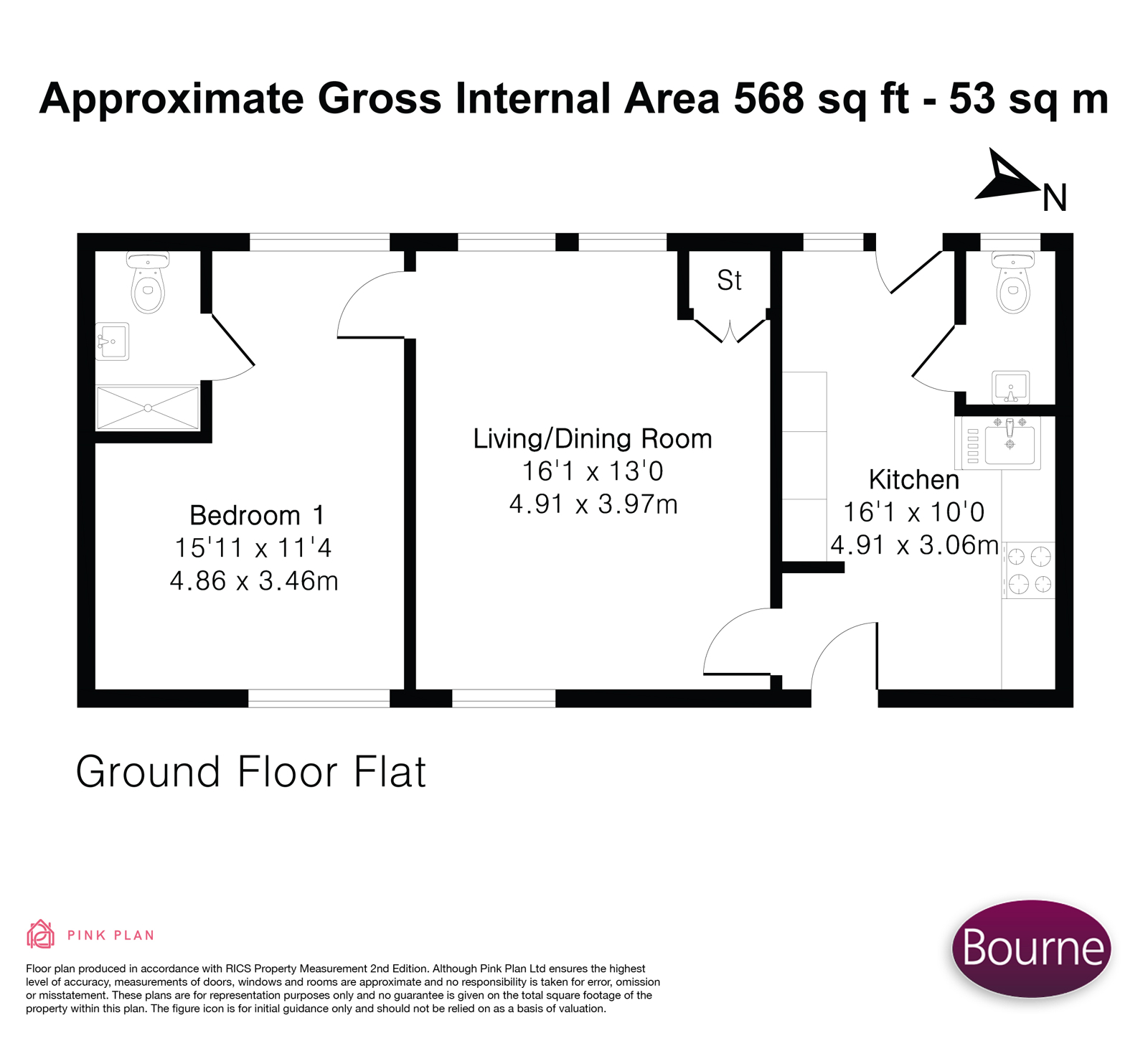 1, Weavers Yard 6-7,, West Street, Farnham floorplan