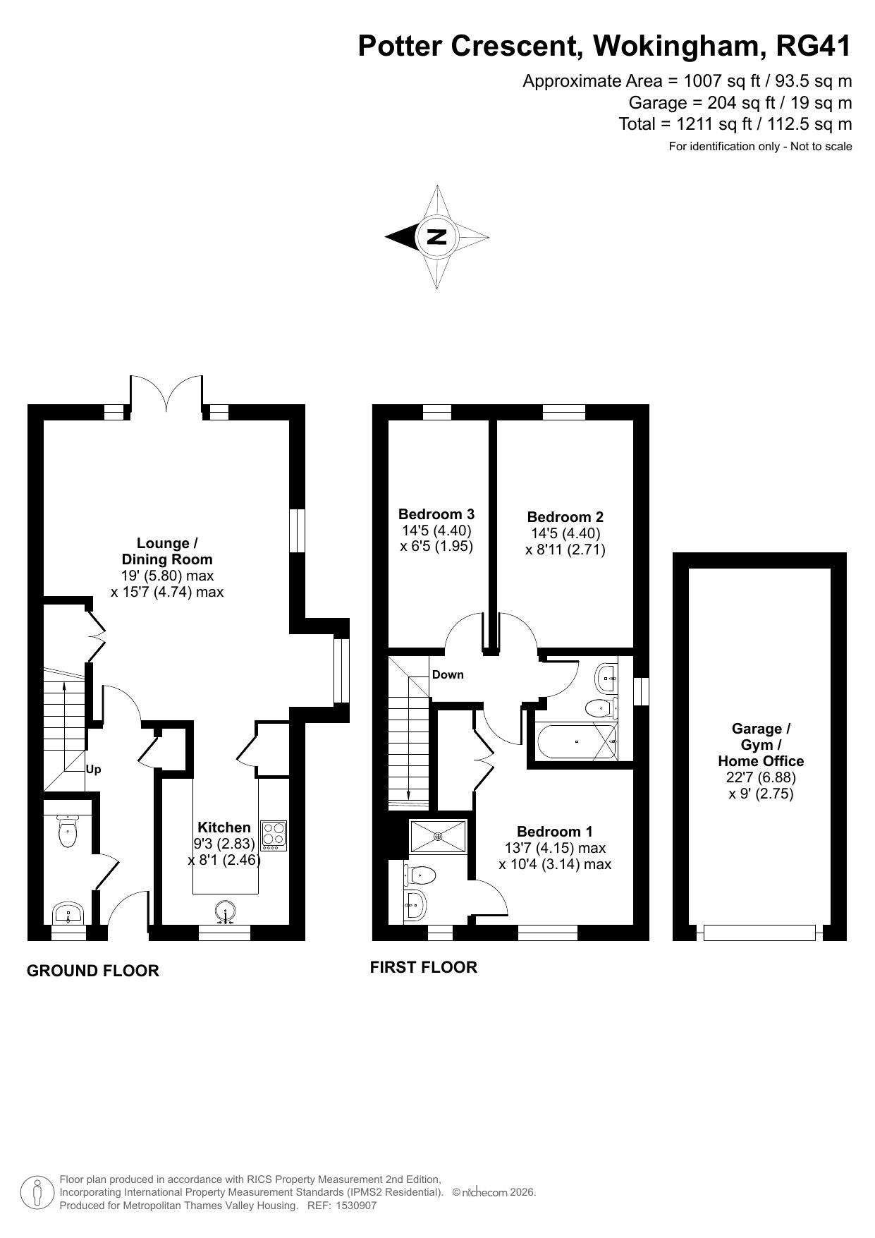 Potter Crescent, Wokingham floorplan