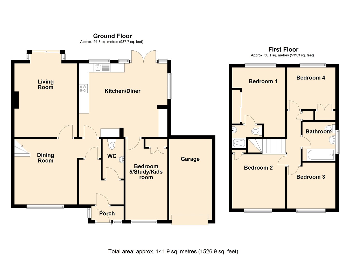 4 bed detached house for sale in St Marks Road, Worle, WestonSuper