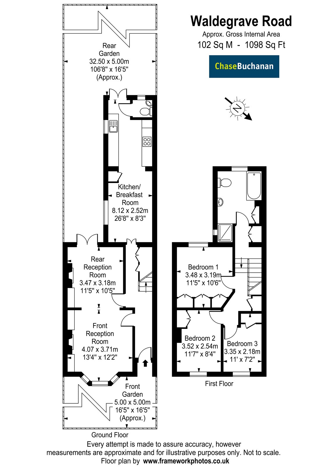65, Waldegrave Road, Teddington floorplan