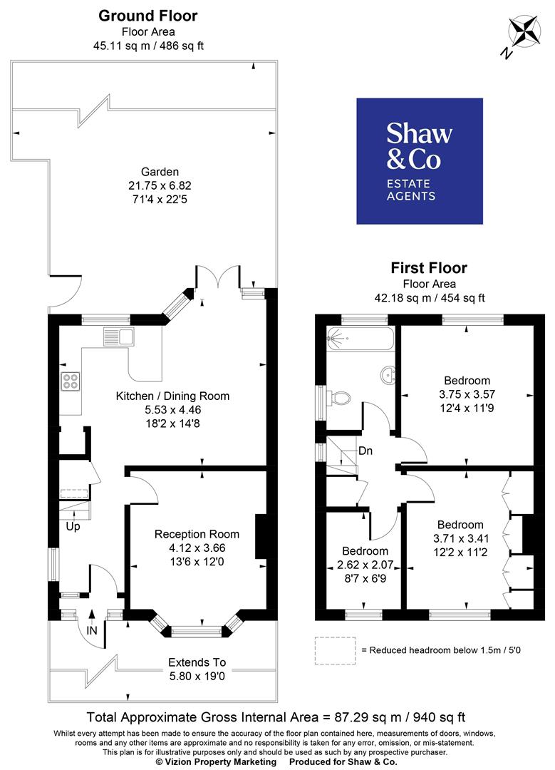 91, The Crossways, Hounslow floorplan