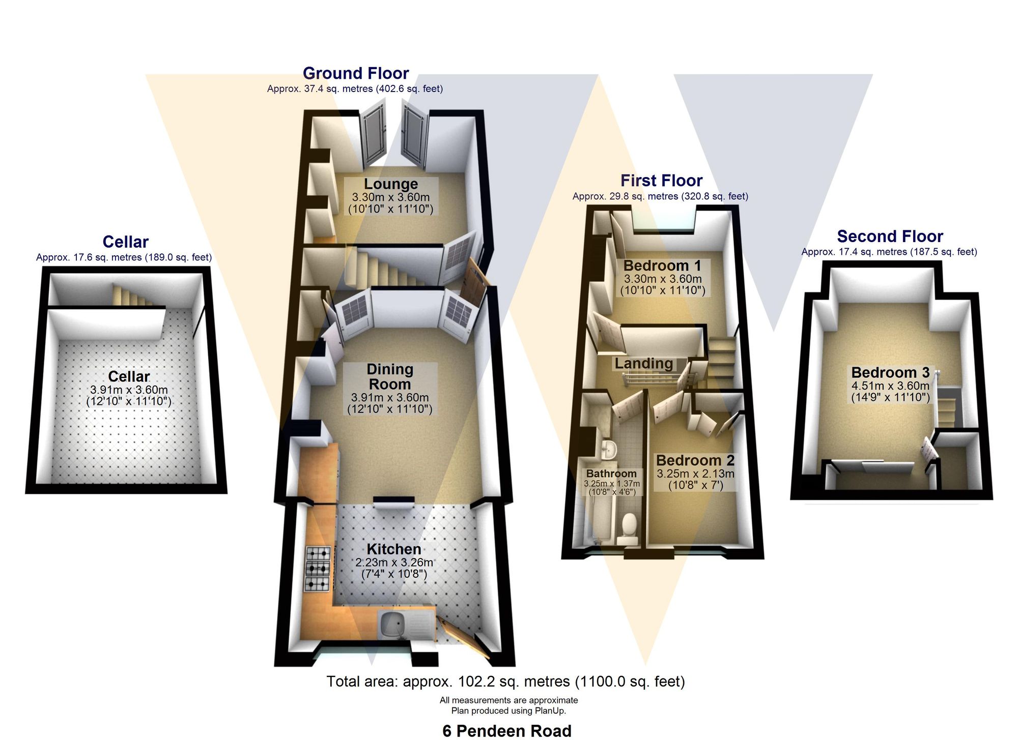 6 Pendeen Road, Sheffield floorplan