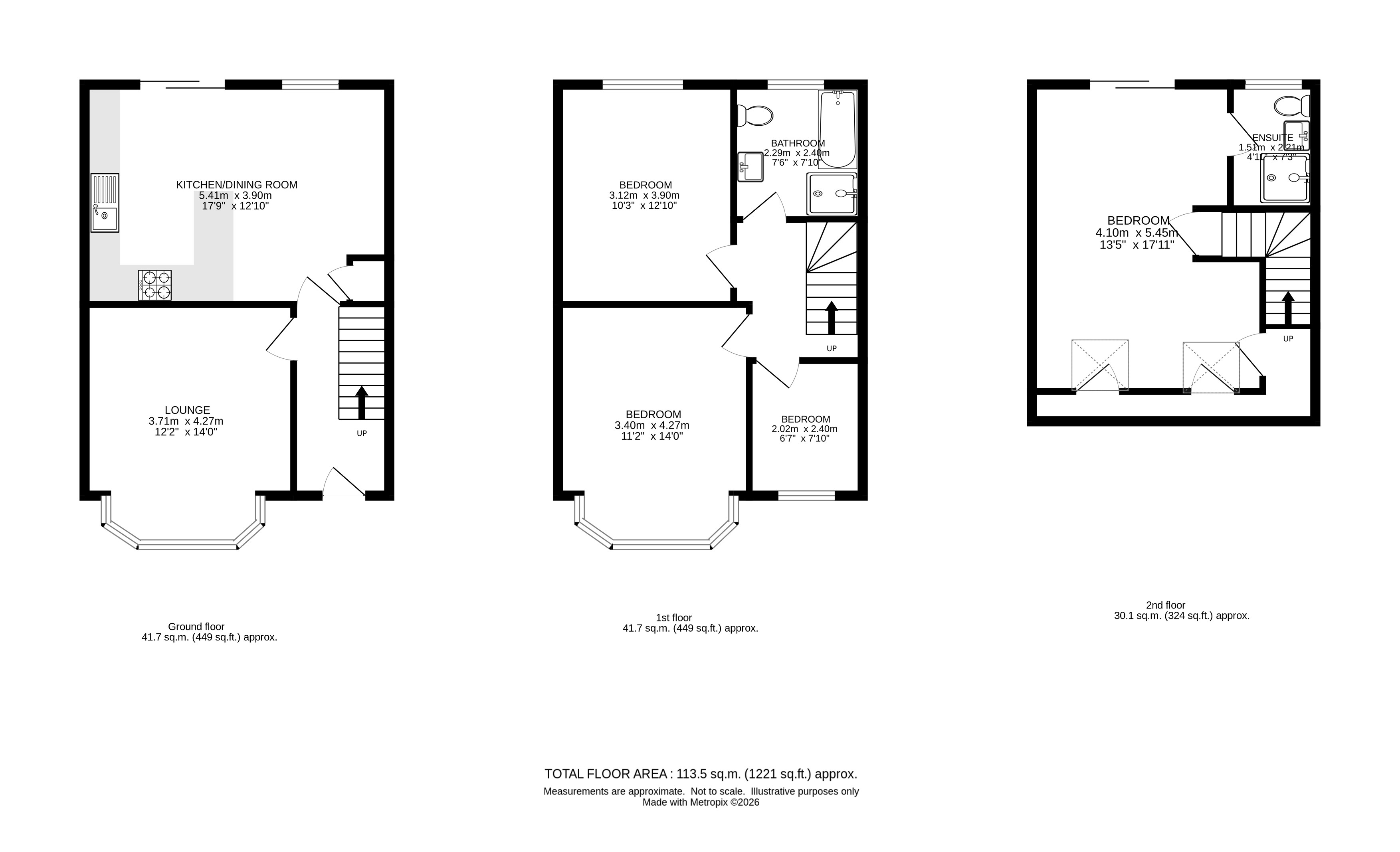40, Holne Chase, Morden floorplan