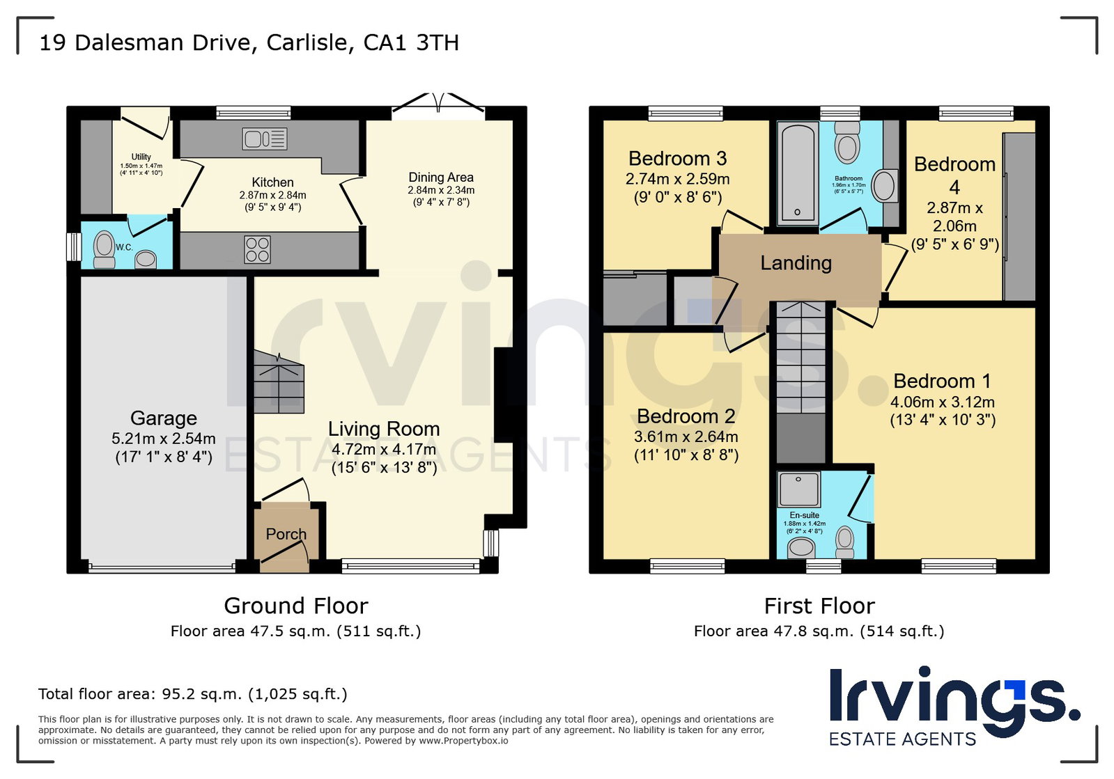 19, Dalesman Drive, Carlisle floorplan
