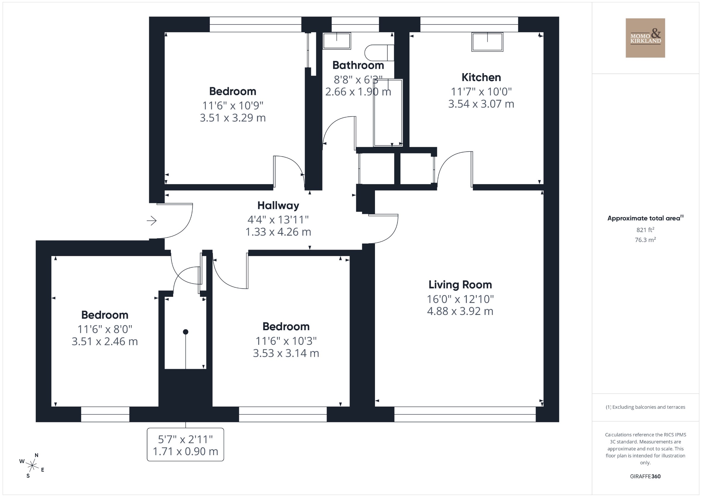 8 Clova Place, Uddingston floorplan