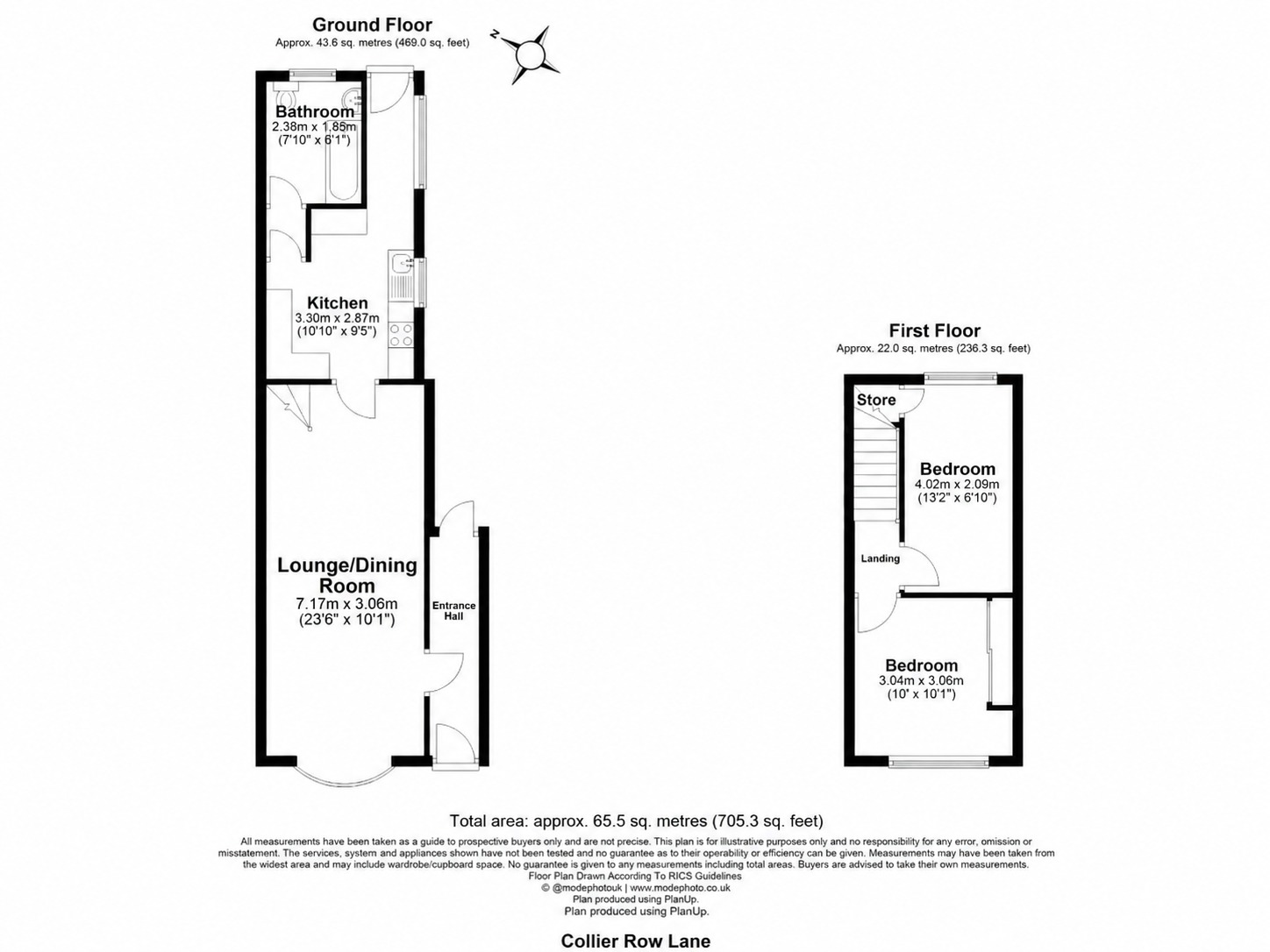 294 Collier Row Lane, Romford, Greater London floorplan