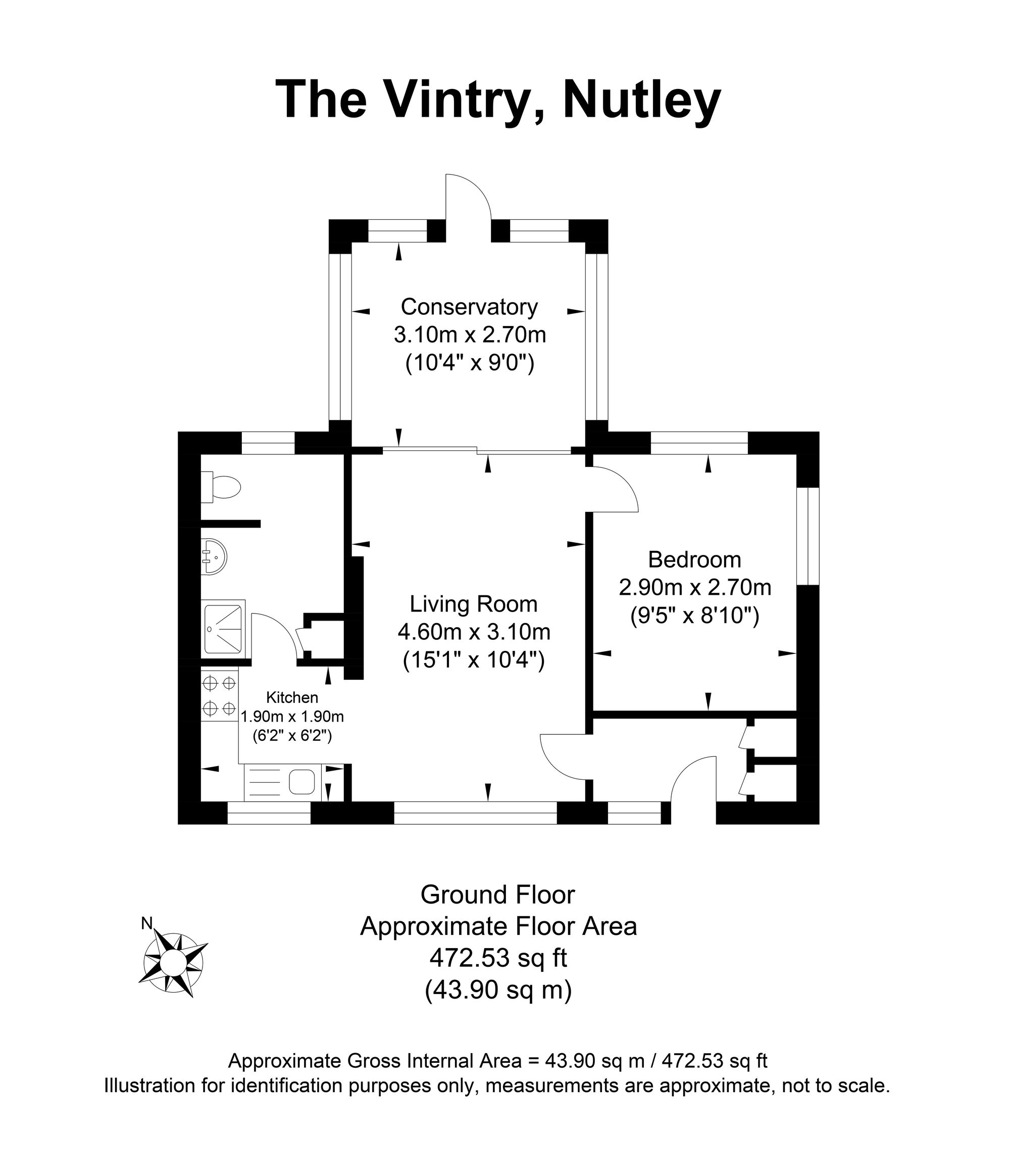 5 The Vintry, Uckfield floorplan