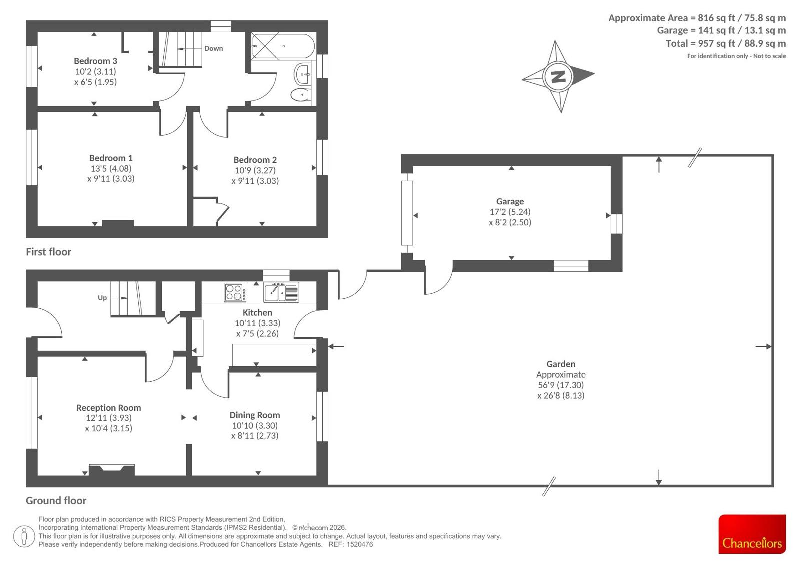 52, Baker Road, Abingdon floorplan