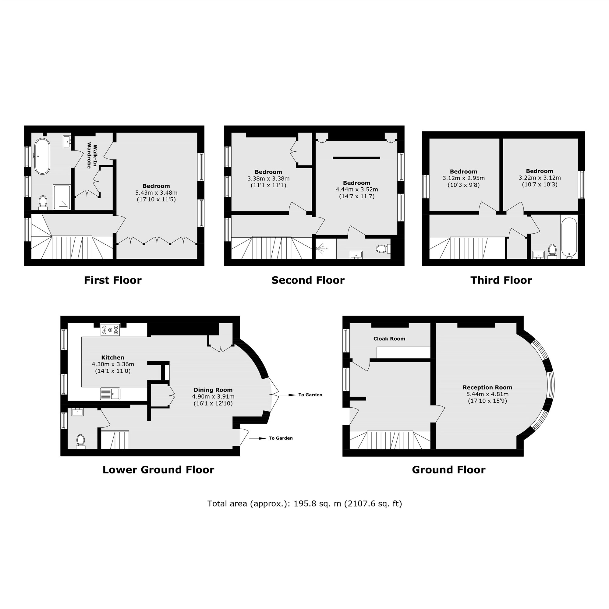 158, New Kent Road, London floorplan