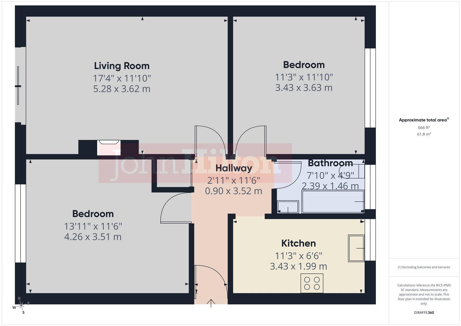 Kingston Close, Hove floorplan