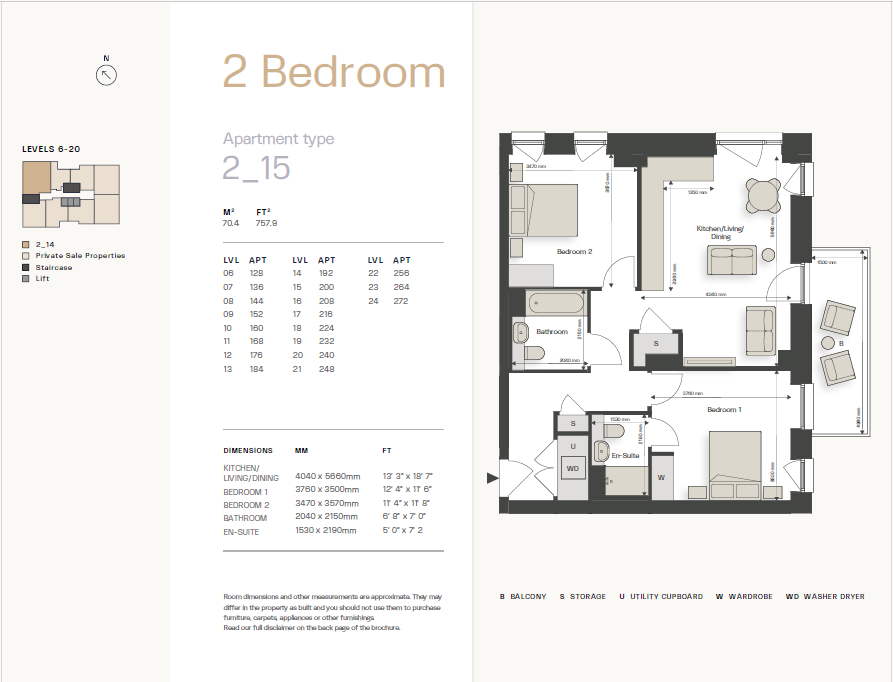Upper East, Bromley by bow, E3, London floorplan