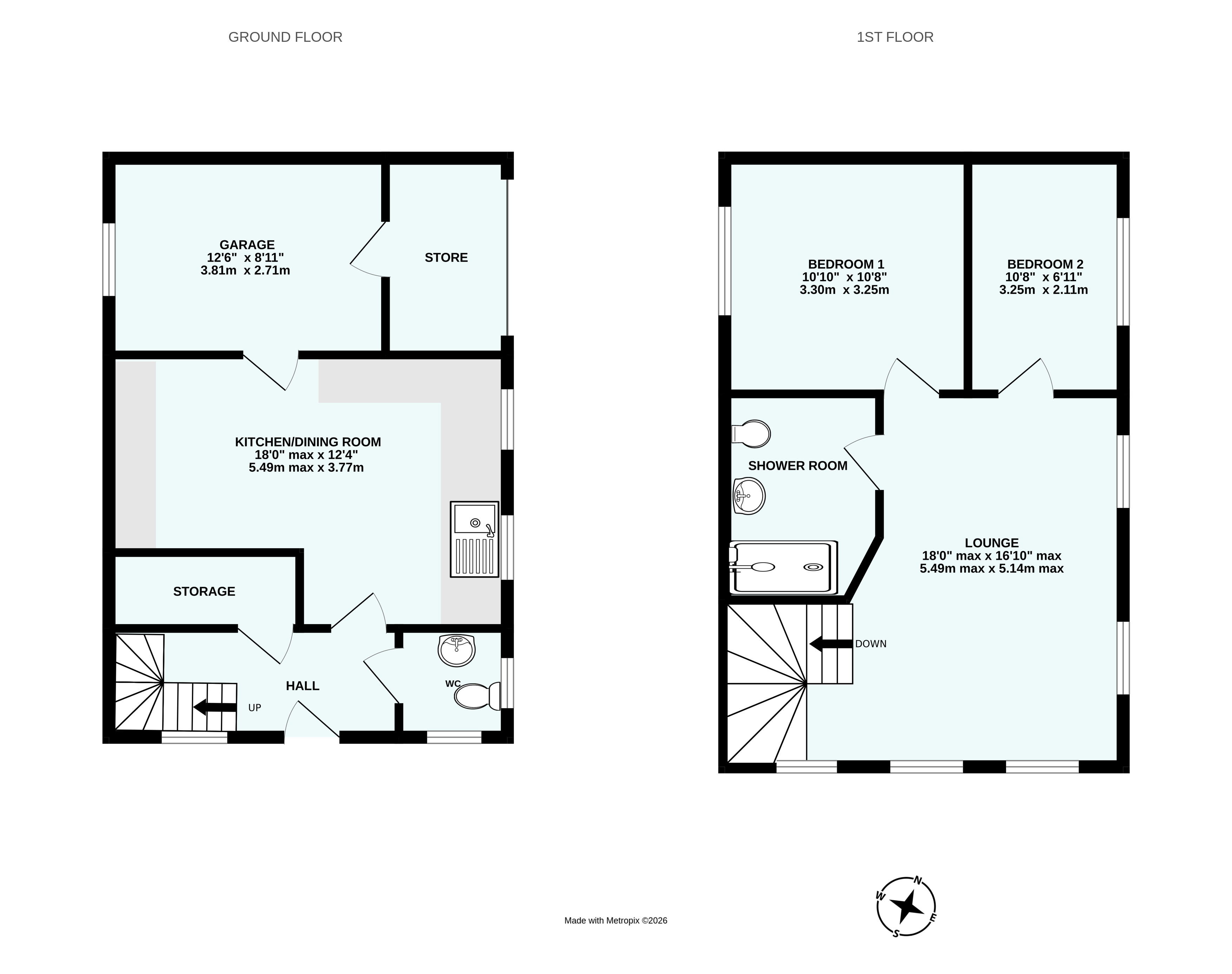 5, Darwin Crescent, Devon floorplan