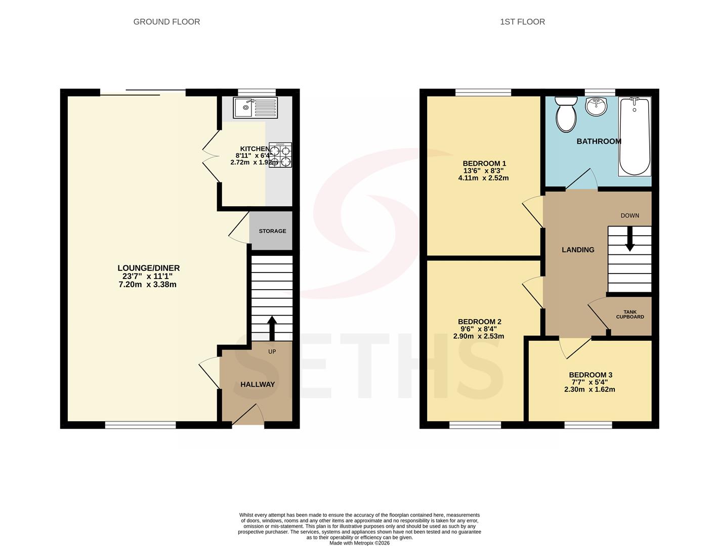 43, Trefoil Close, Leicester floorplan