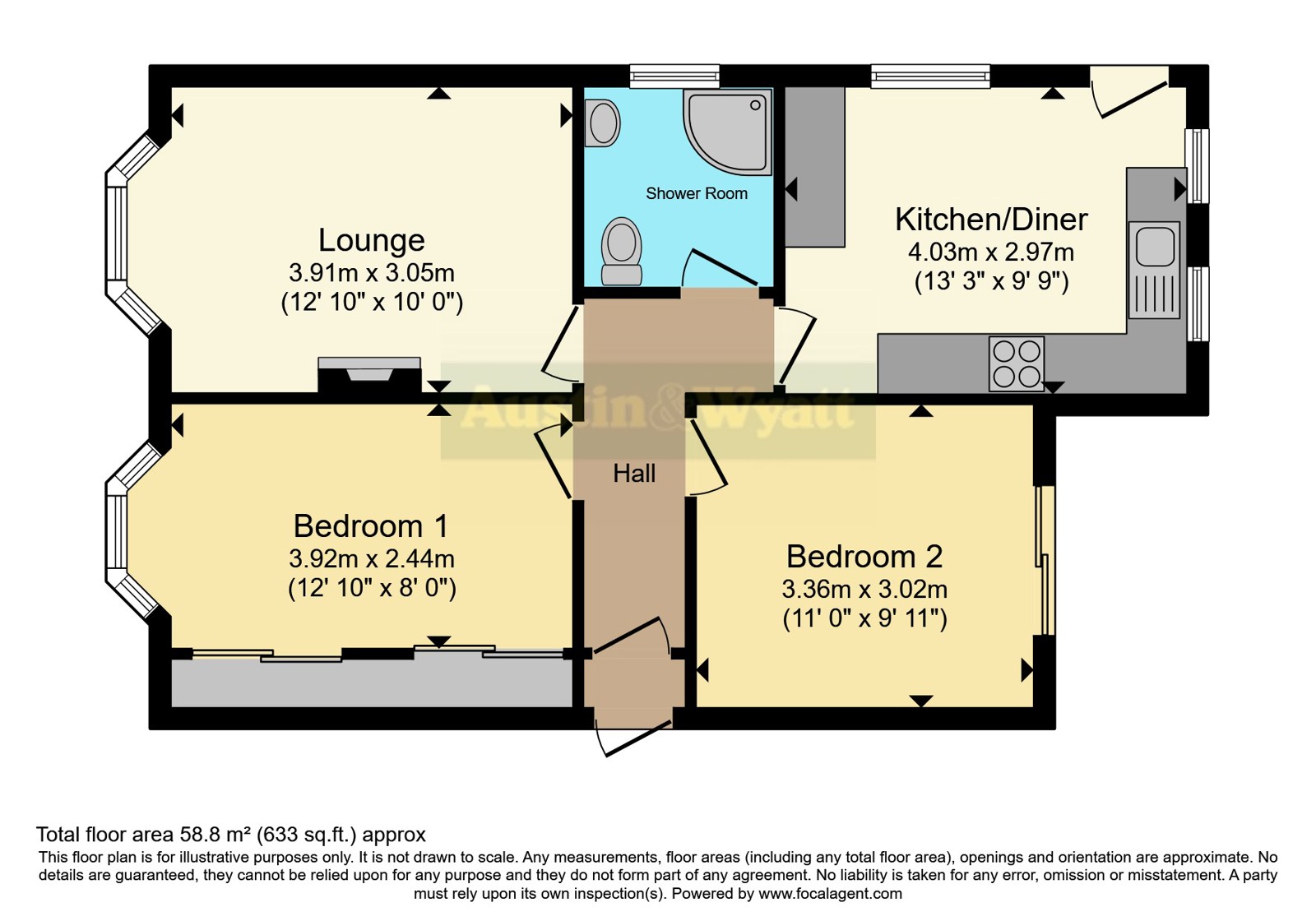 166, Upper Deacon Road, Hampshire floorplan