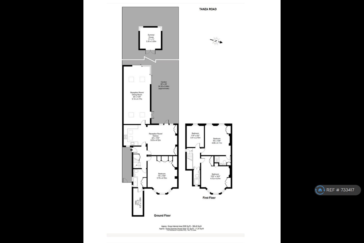 Tanza Road, London floorplan