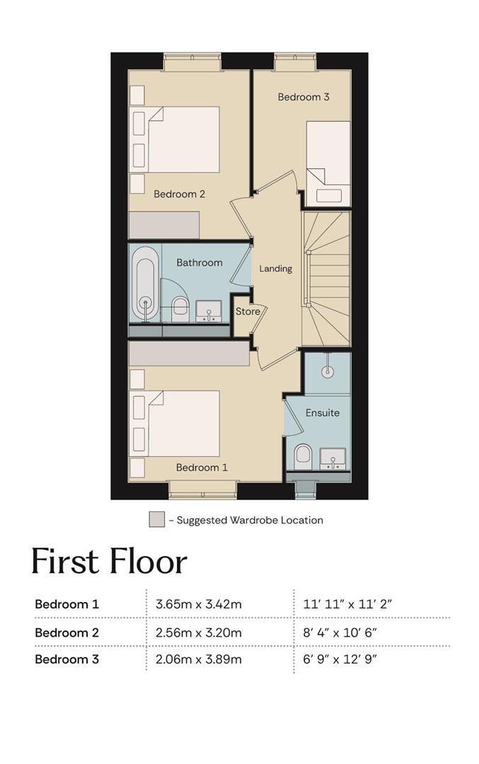 Plot 310, The Dalton, The Greenways, Goole floorplan