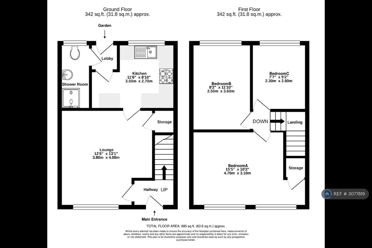 Horfield, Bristol floorplan
