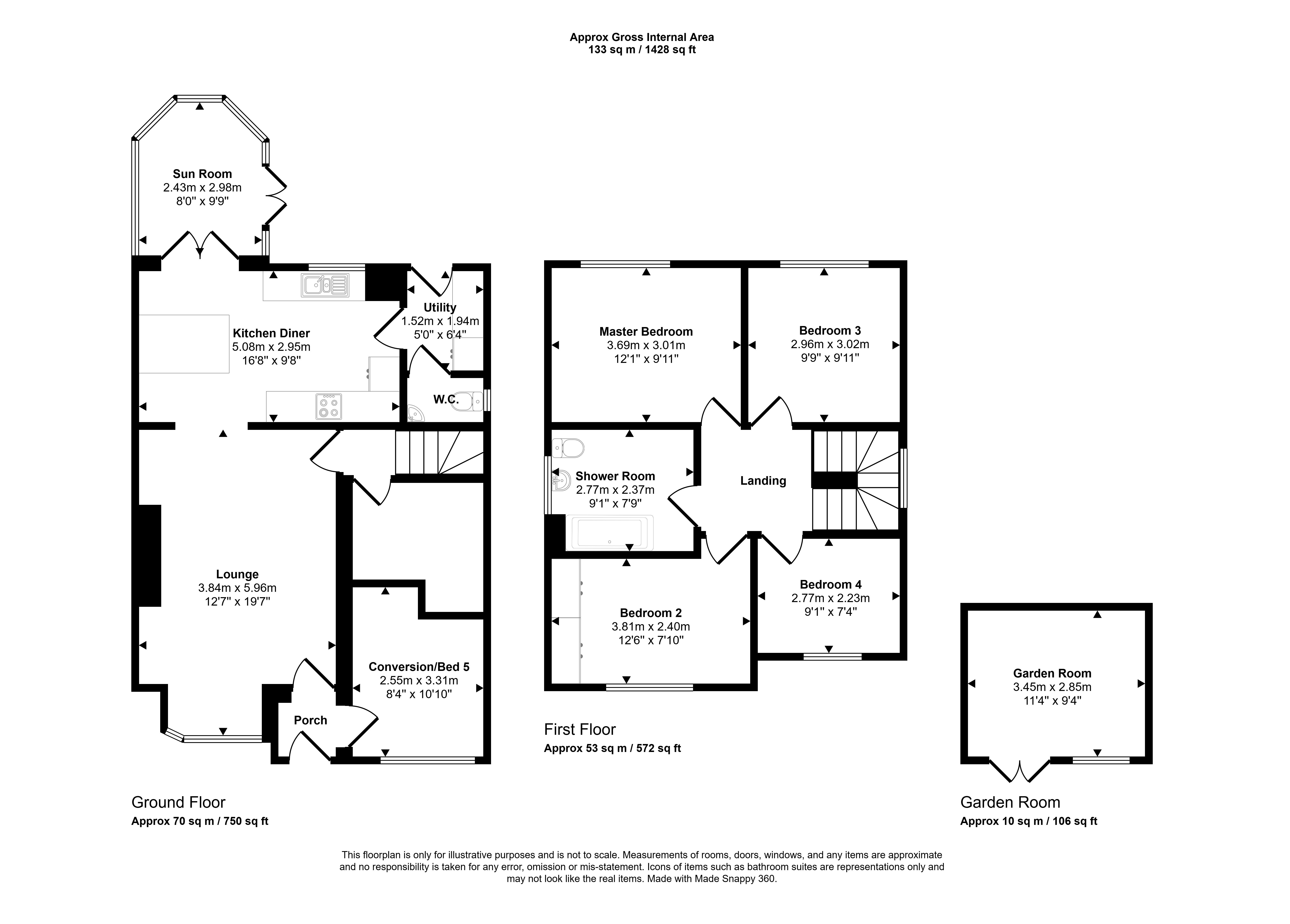 Briardene Way, Peterlee floorplan