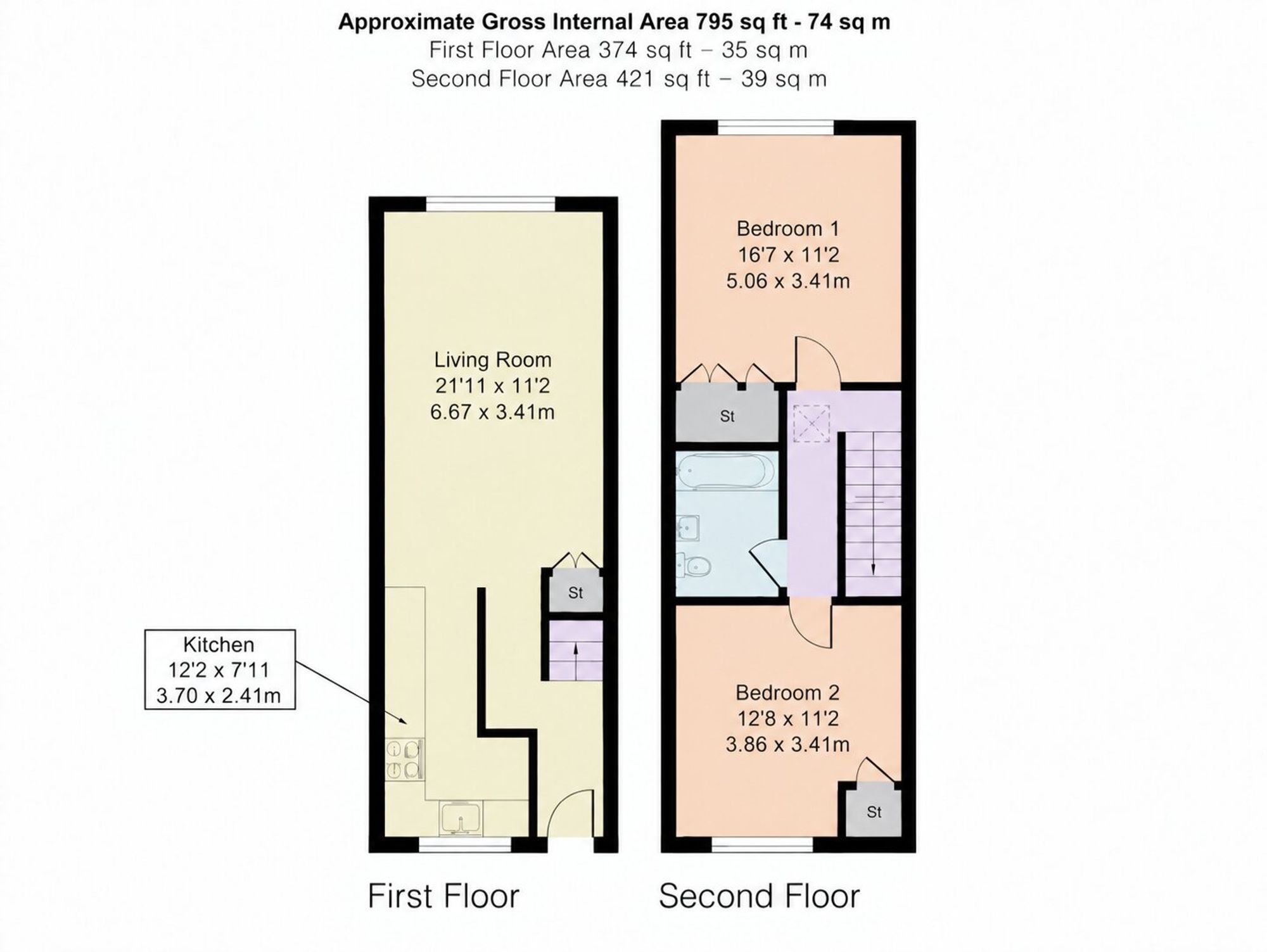 8 Queens Court, Hertford floorplan