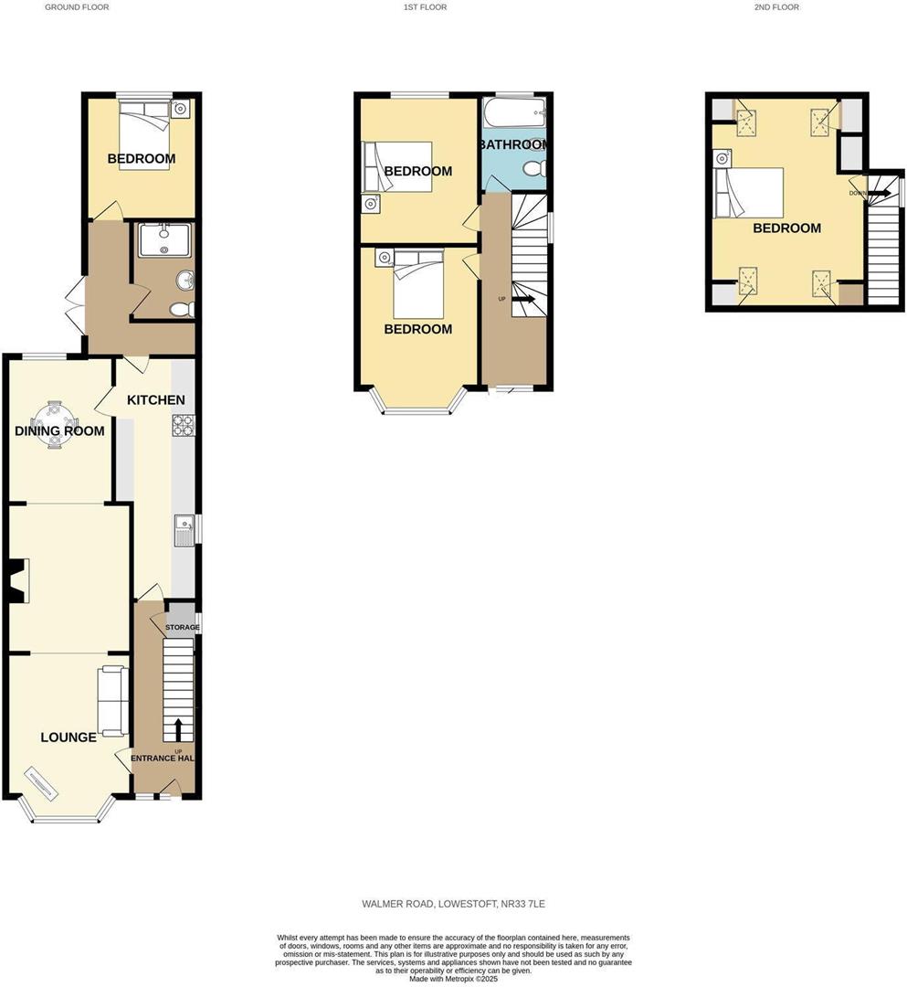 47, Walmer Road, Lowestoft floorplan