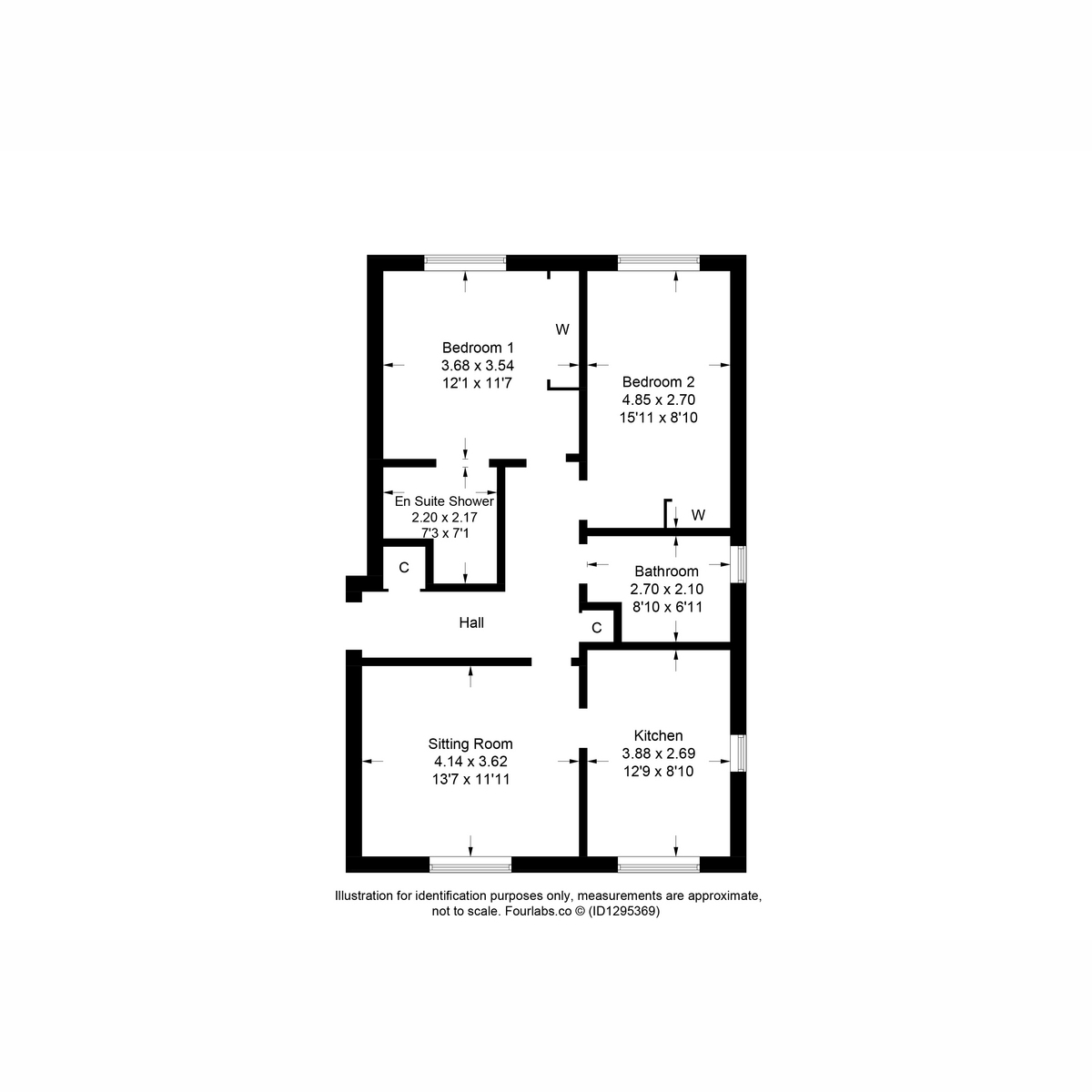 36, Countess Park, Inverness floorplan
