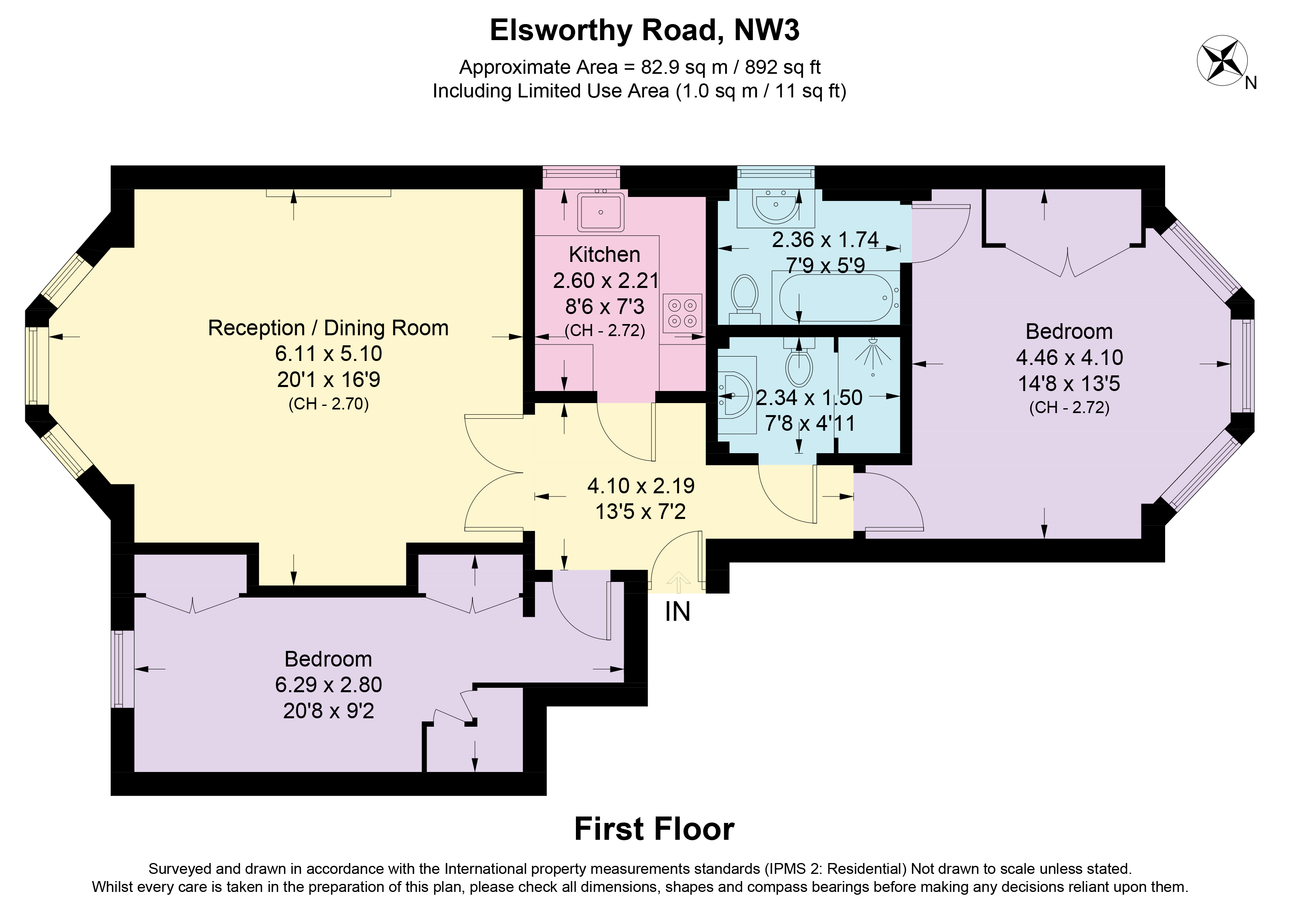 Elsworthy Road, London floorplan