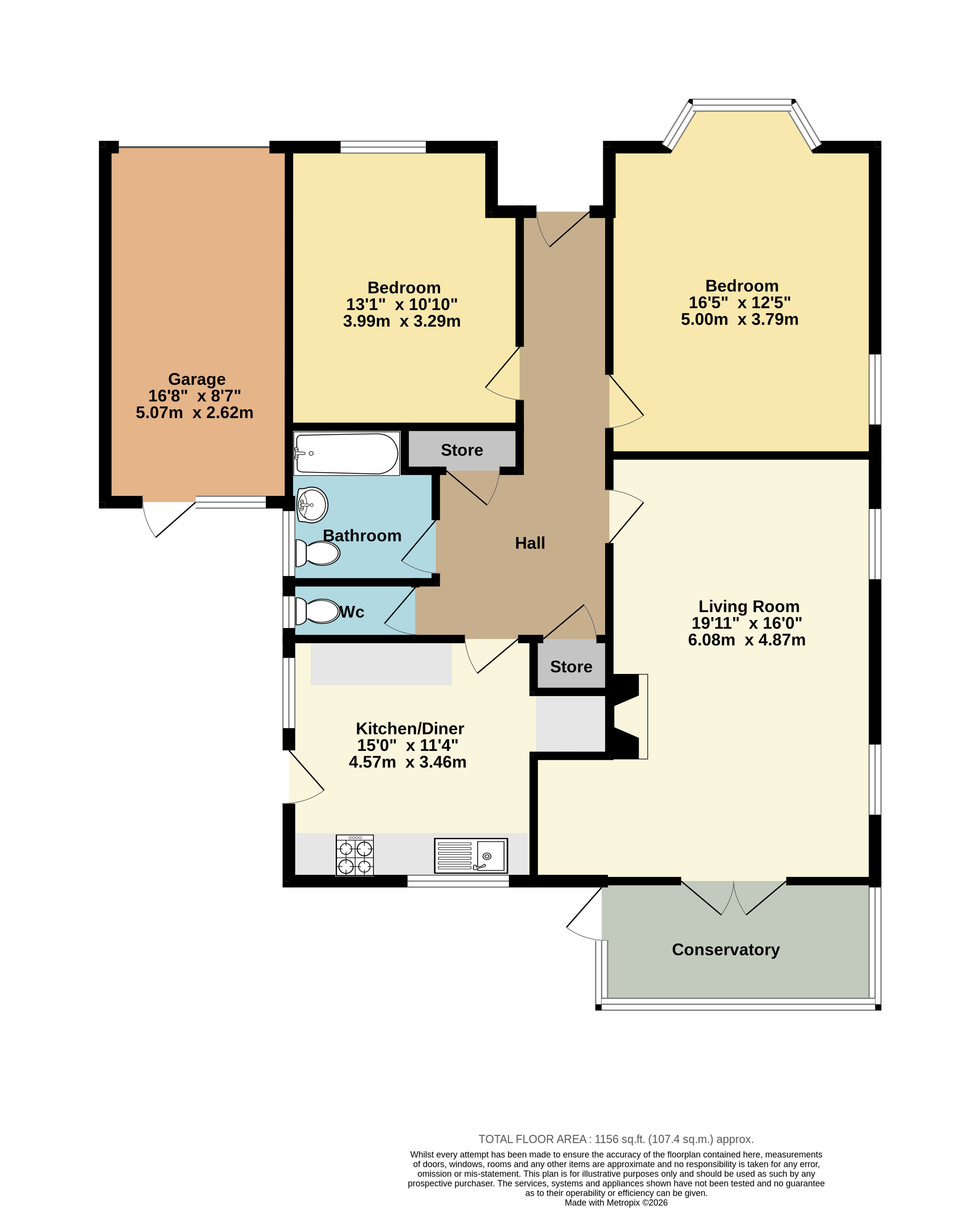 1, Capel Close, Kent floorplan