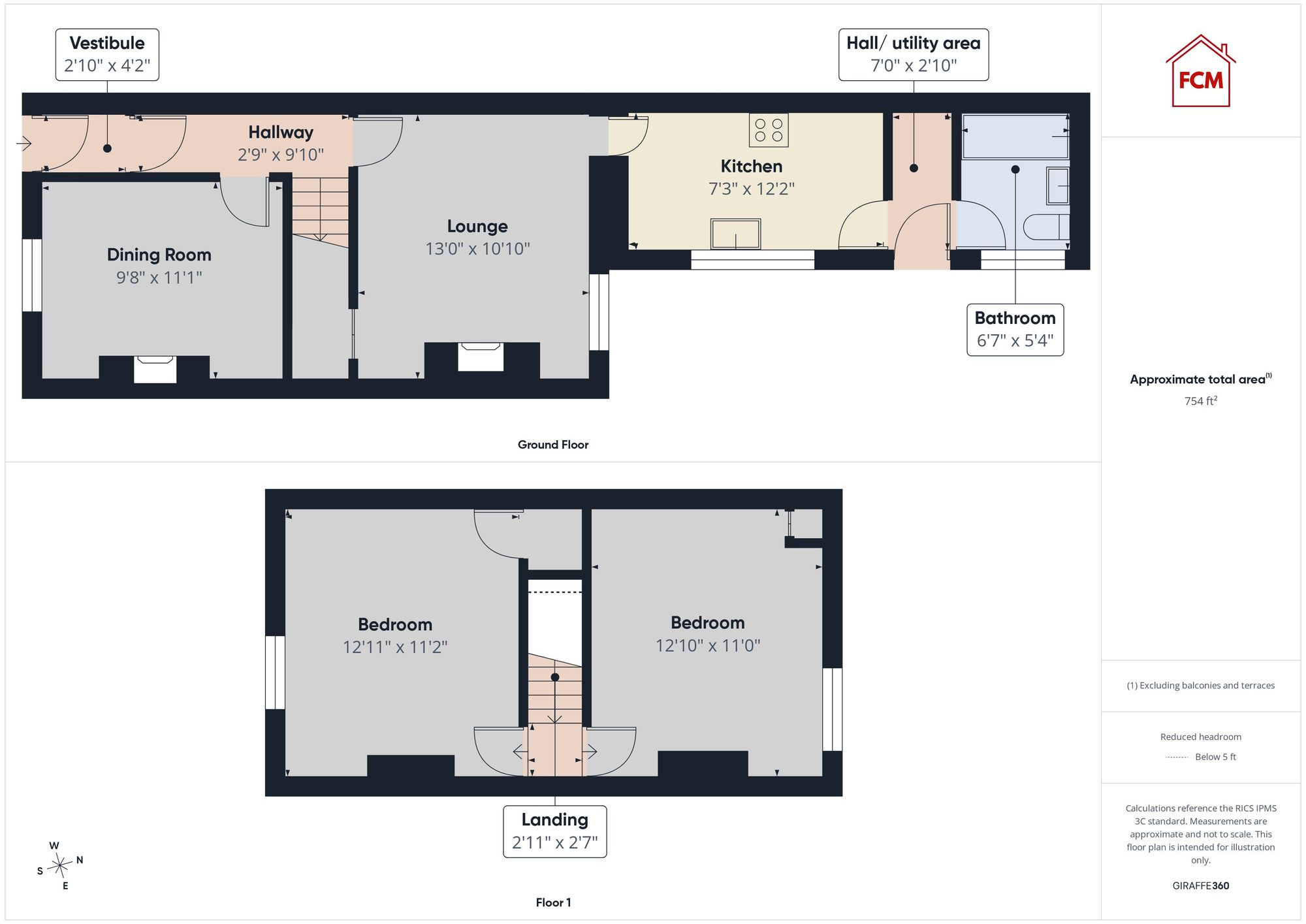 72 Victoria Road, Workington floorplan