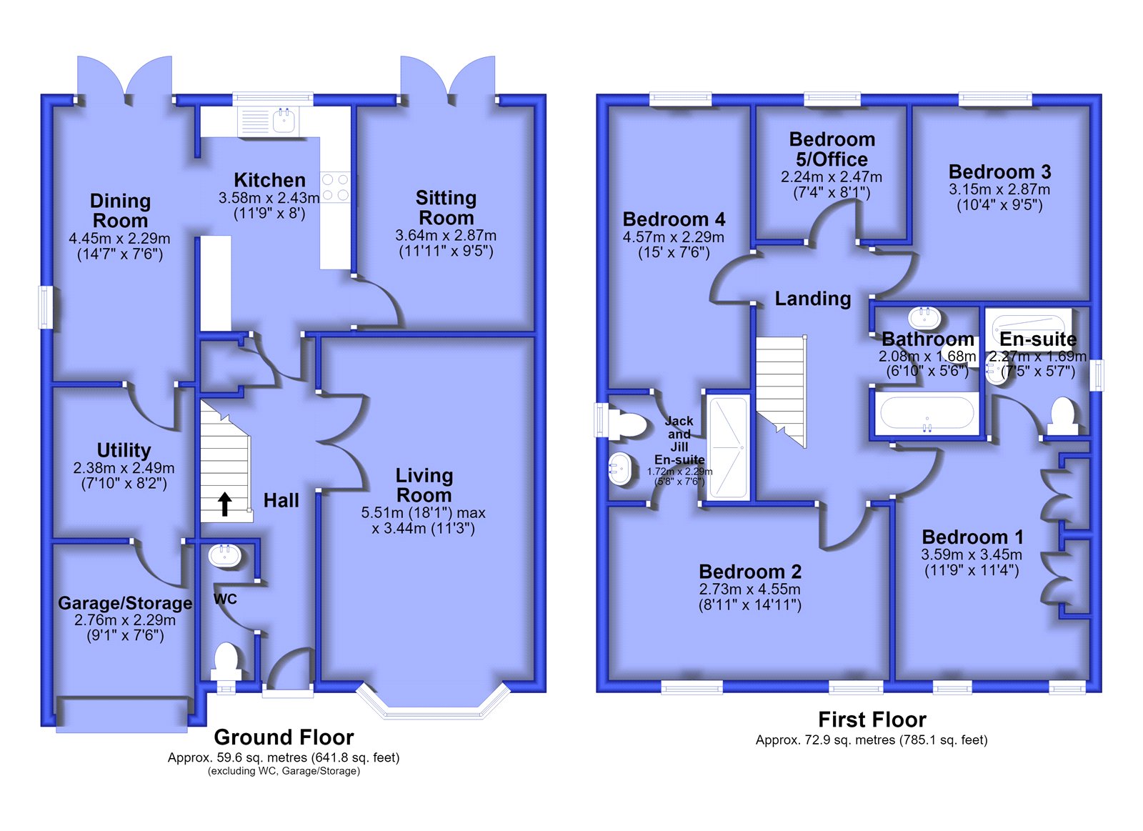 16, Butts Grove, Lancashire floorplan