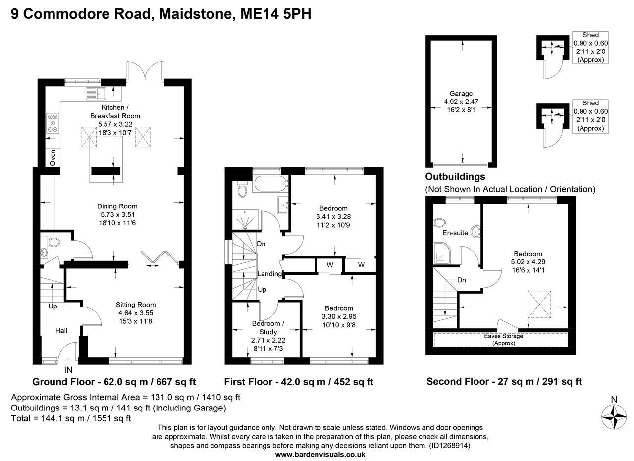 9, Commodore Road, Maidstone floorplan