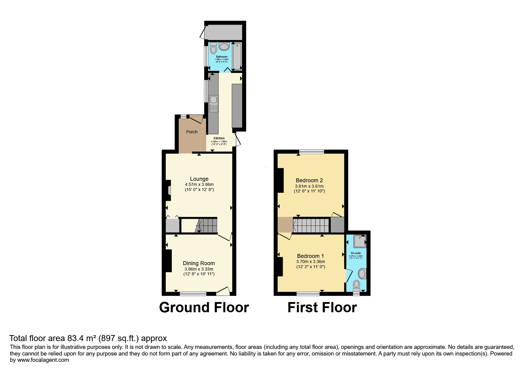 20, Ravens Lane, Bignall End, Stoke-on-trent floorplan