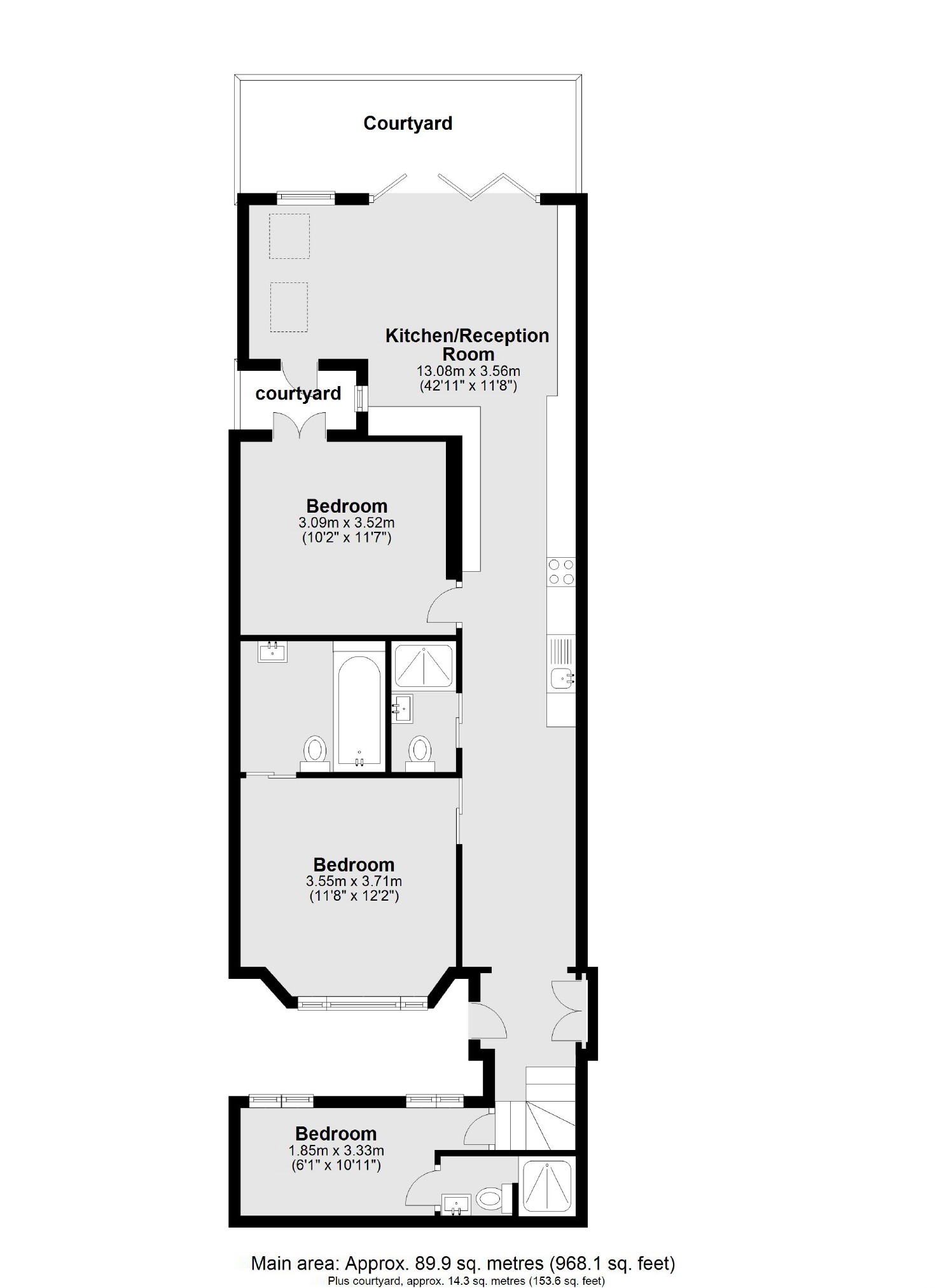 3 bed flat for sale in Castletown Road, London W14 68496747 Zoopla