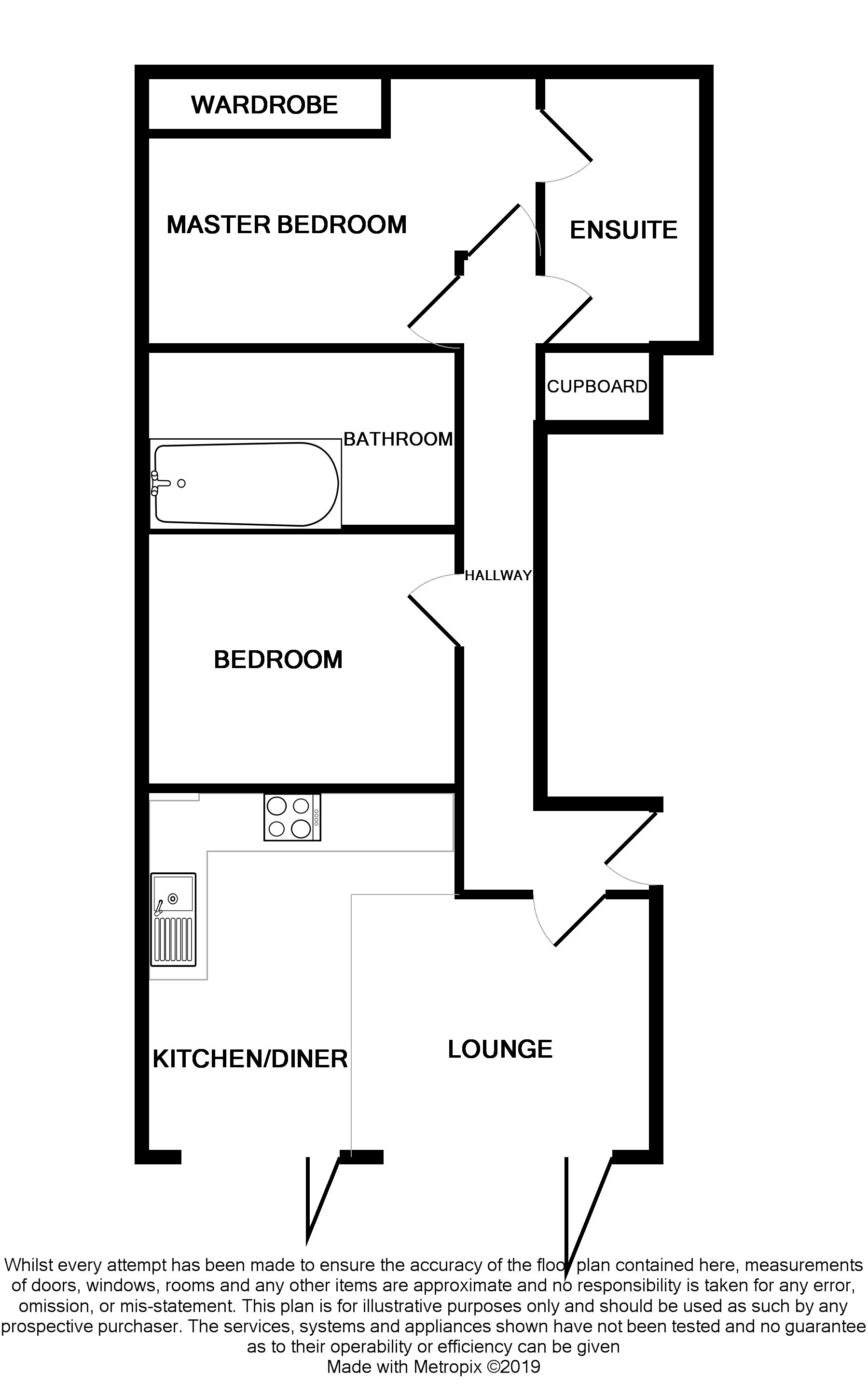 2 Bedrooms Flat to rent in The Rope Walk, Canterbury CT1