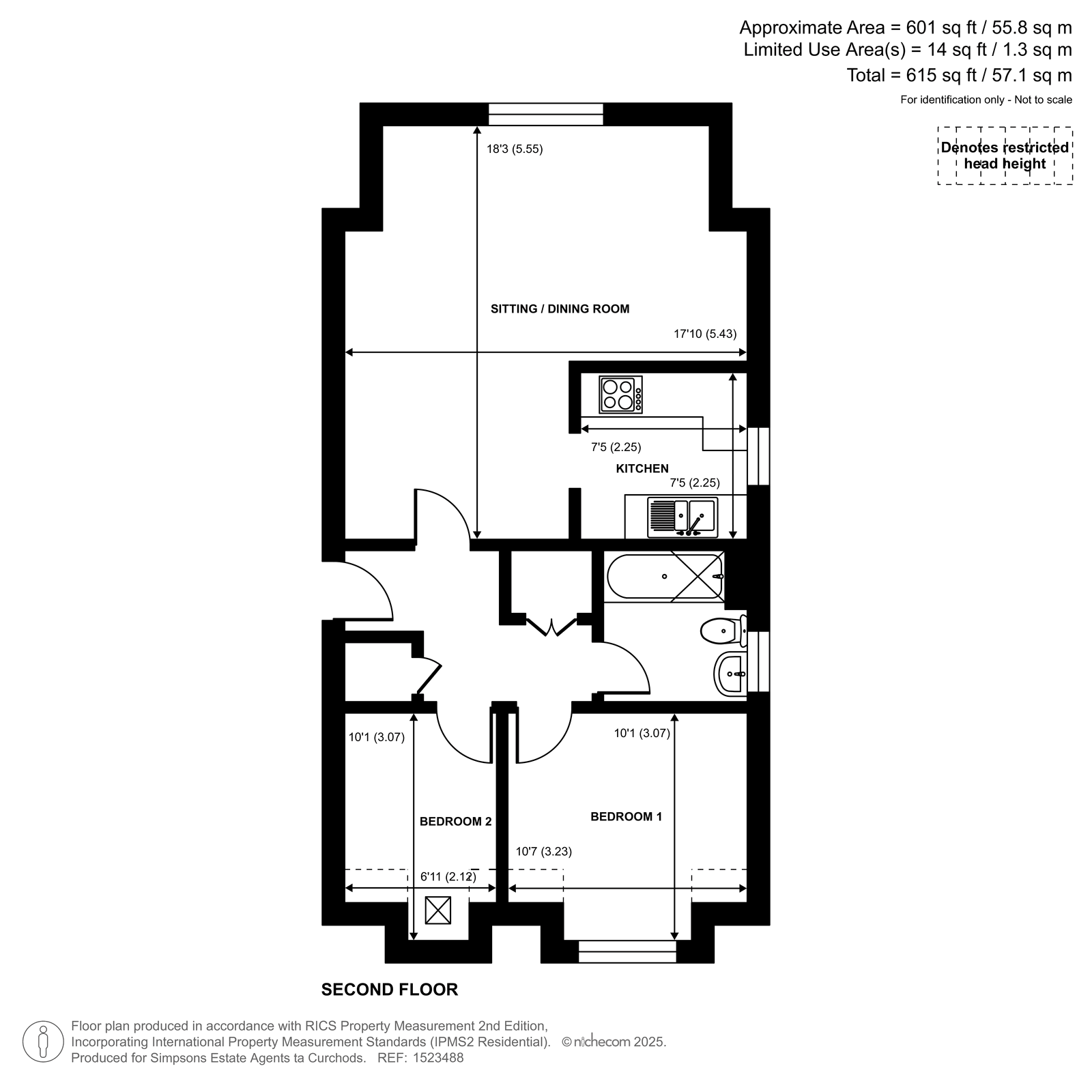 40, Capstans Wharf, Surrey floorplan
