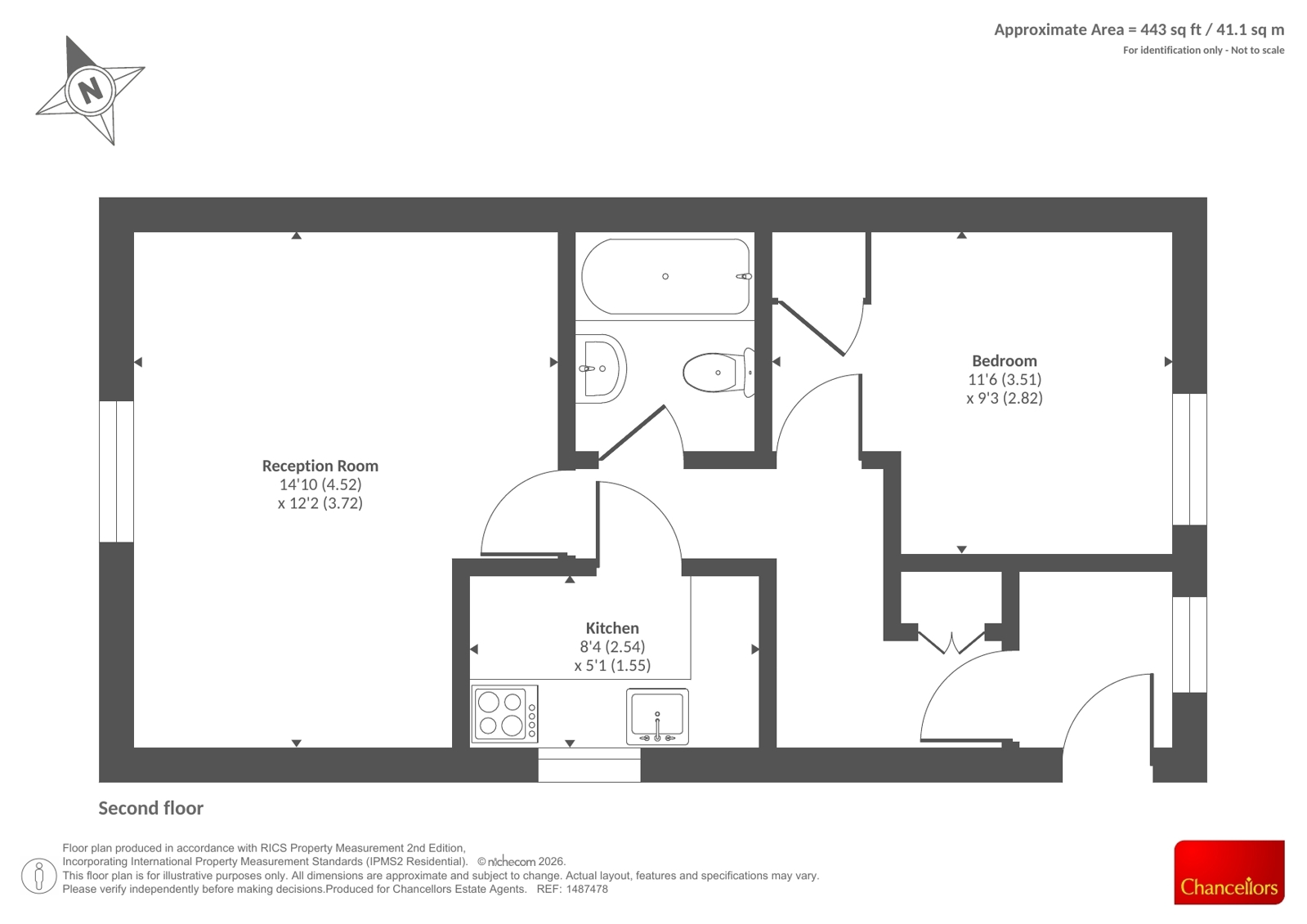 109b, Cowley Road, Oxford floorplan