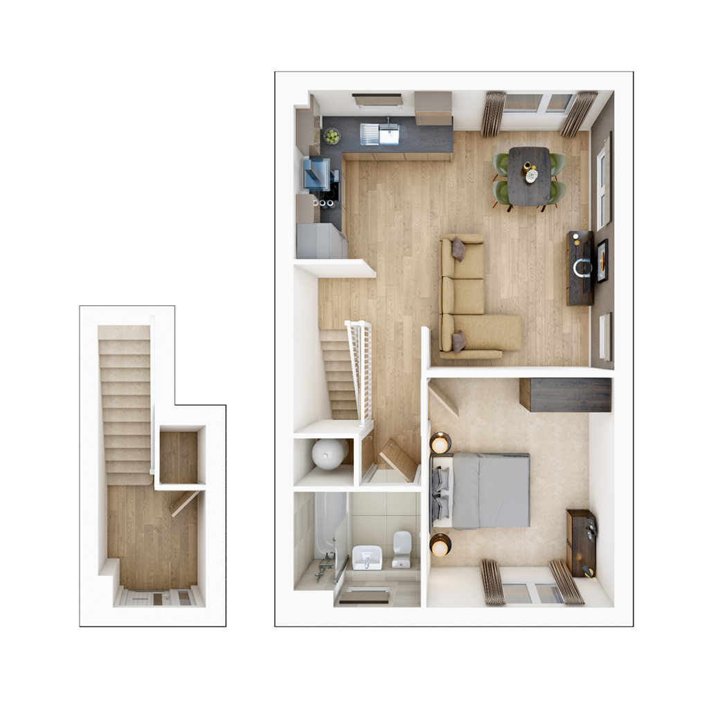 The Bamstead - Plot 148, Morwick Springs, Leeds Road, Leeds floorplan