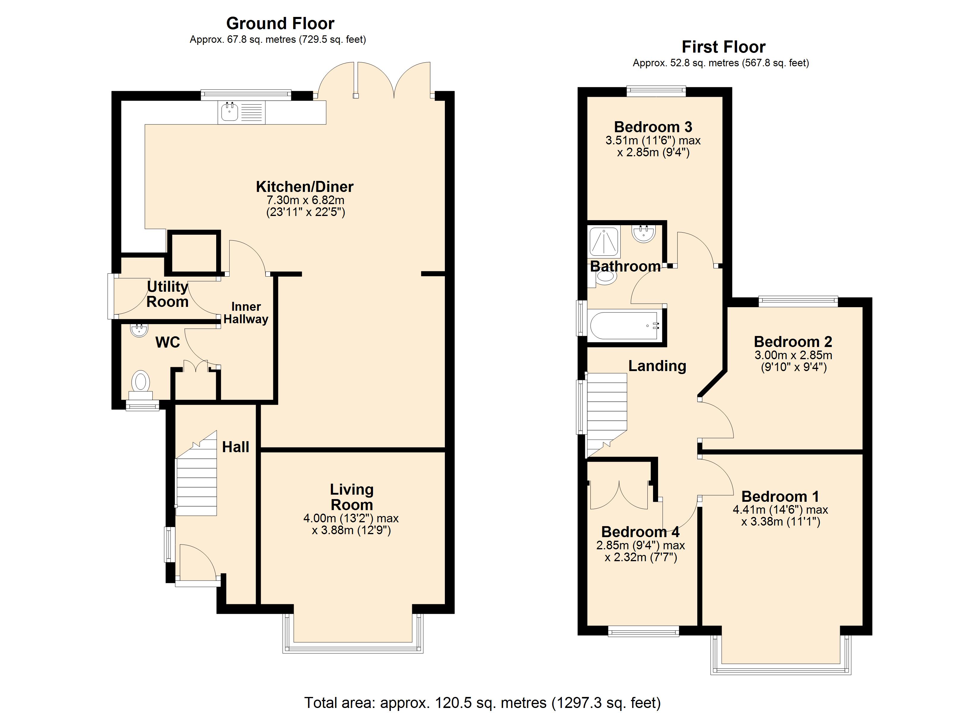 116 Risborough Road, Bedford, Beds floorplan