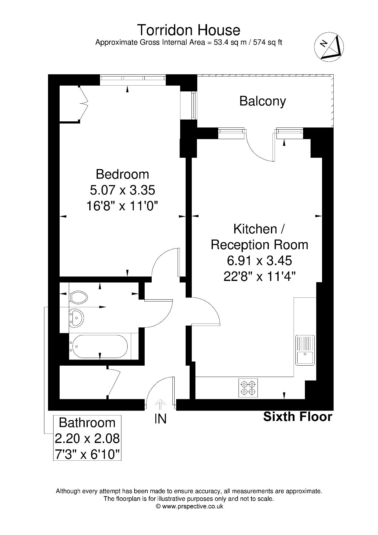 34 Torridon House, London floorplan