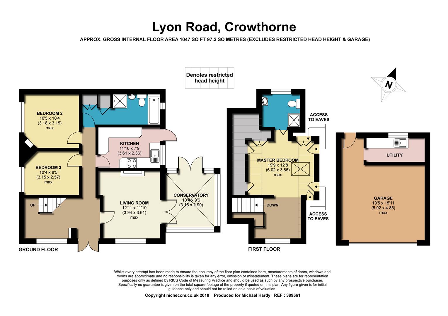 3 Bedrooms Chalet for sale in Lyon Road, Crowthorne, Berkshire RG45