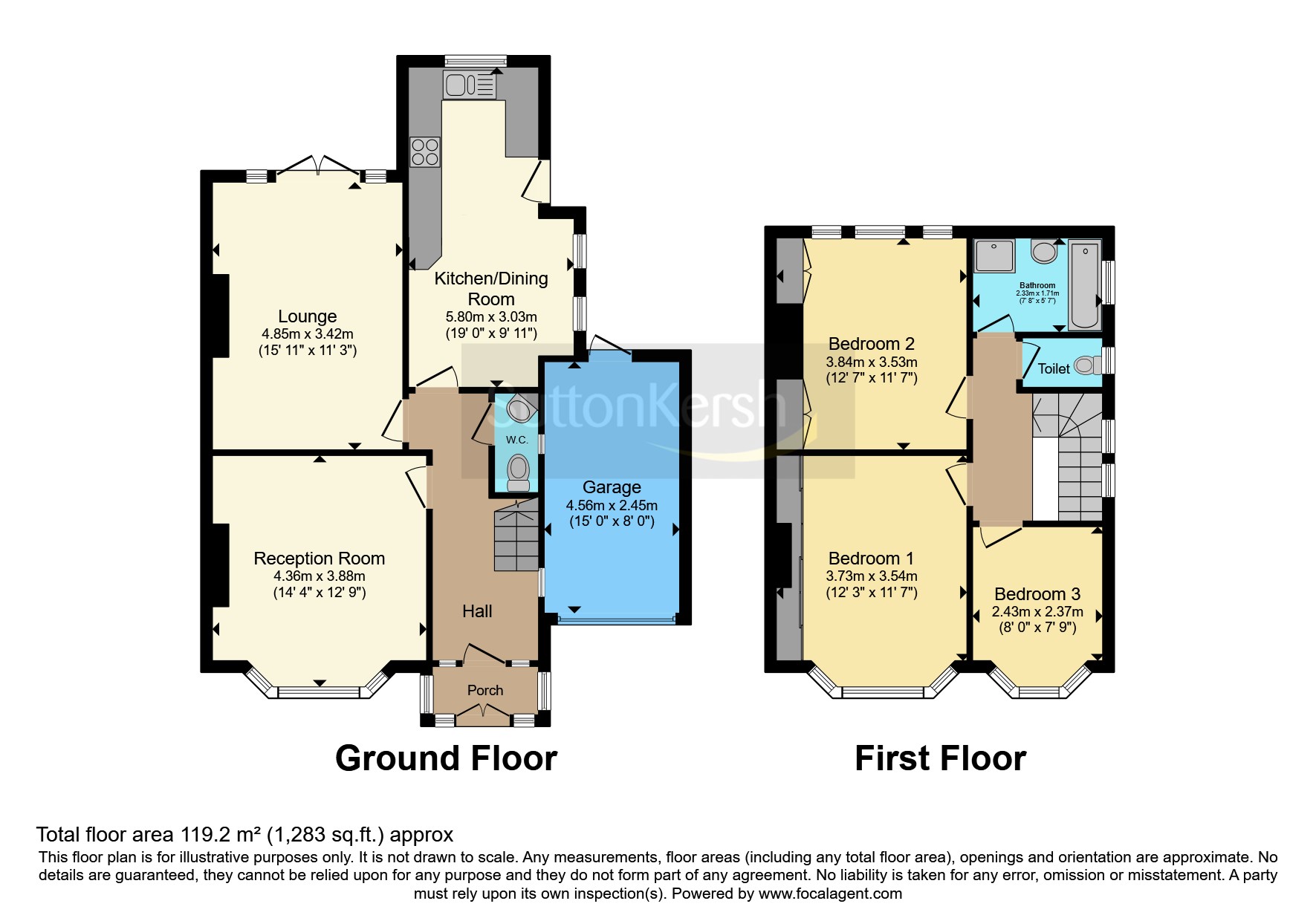 295, Queens Drive, Liverpool floorplan
