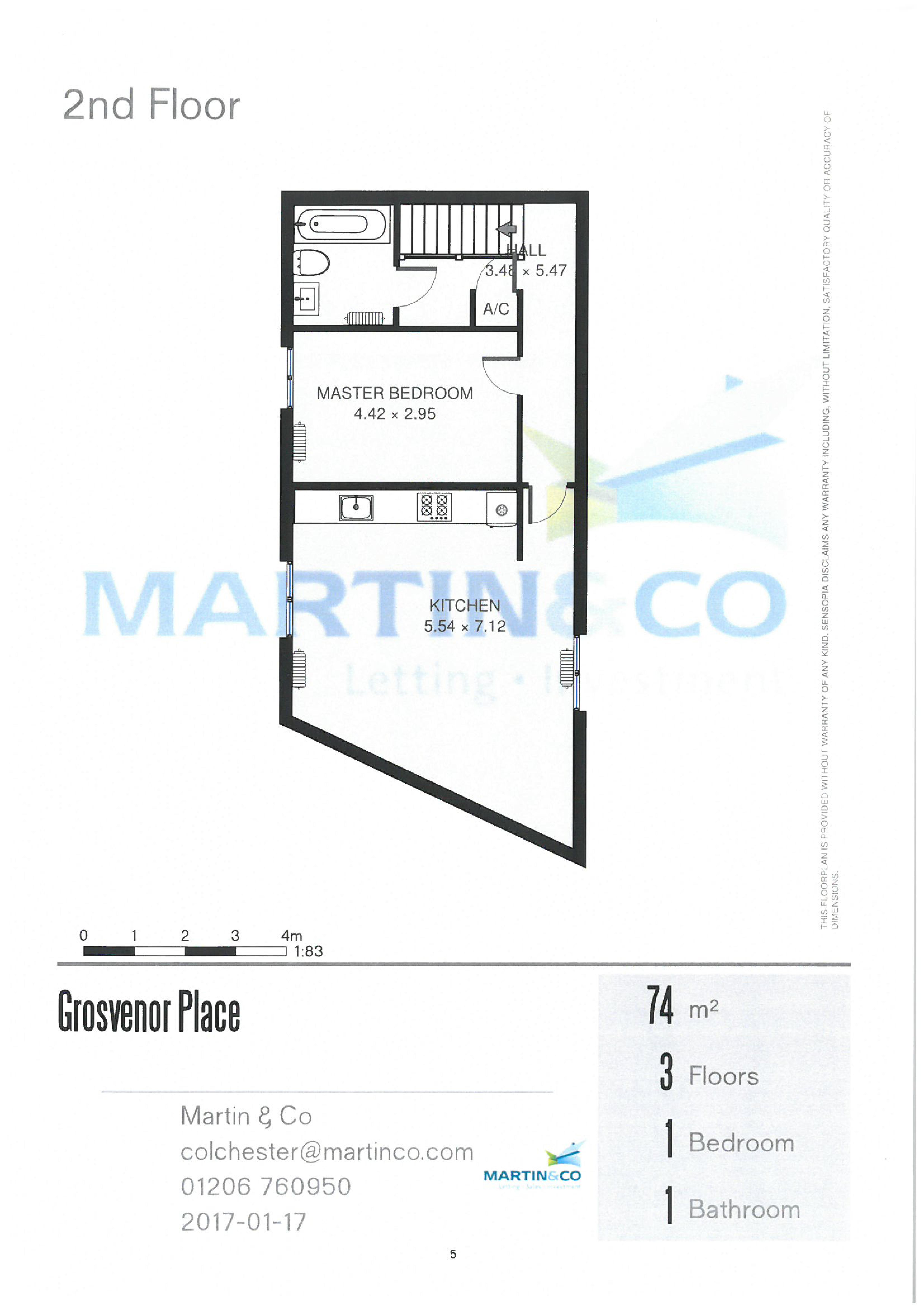 1 Bedrooms Maisonette to rent in Grosvenor Place, Colchester CO1