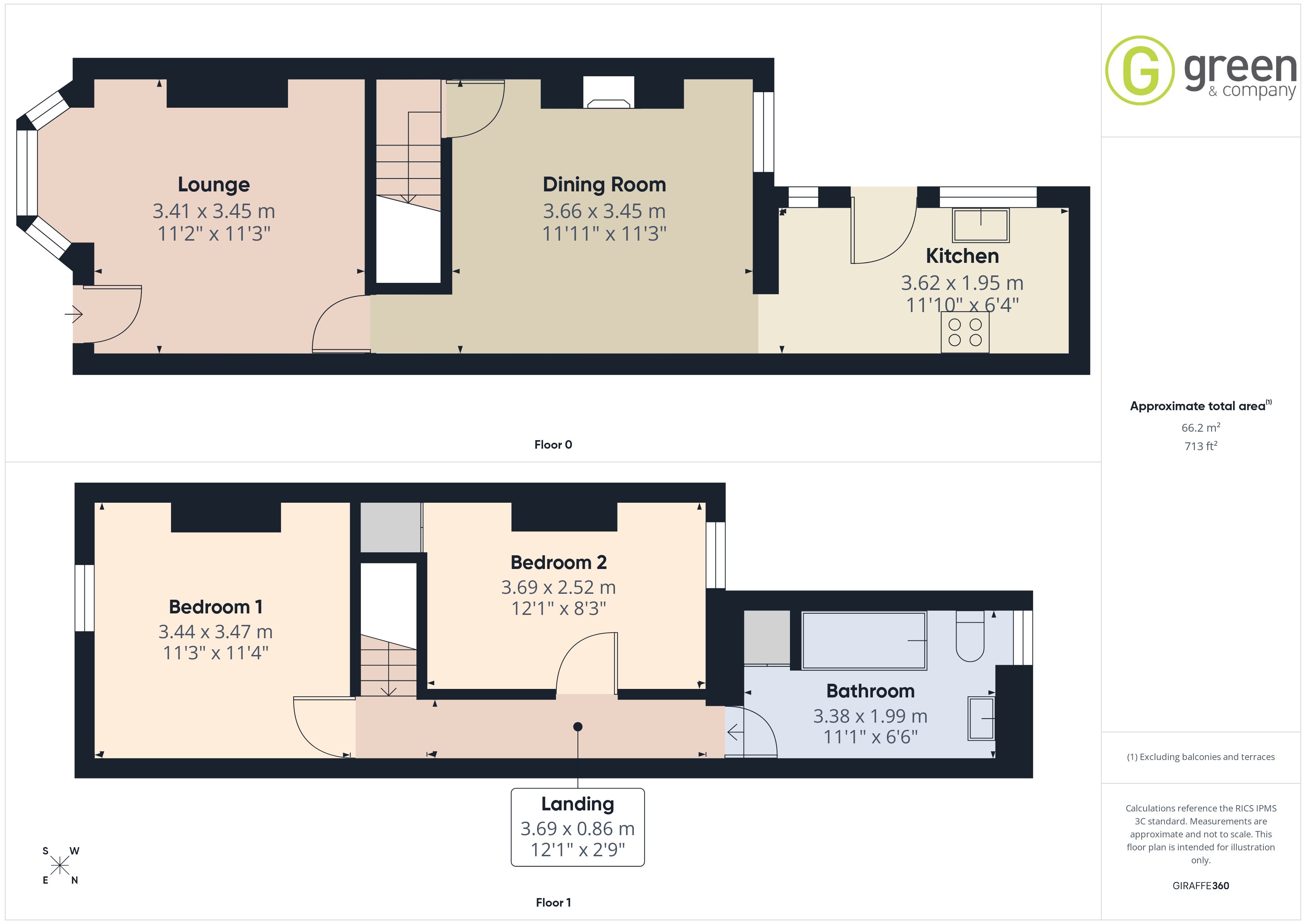 91, South Road, Birmingham floorplan