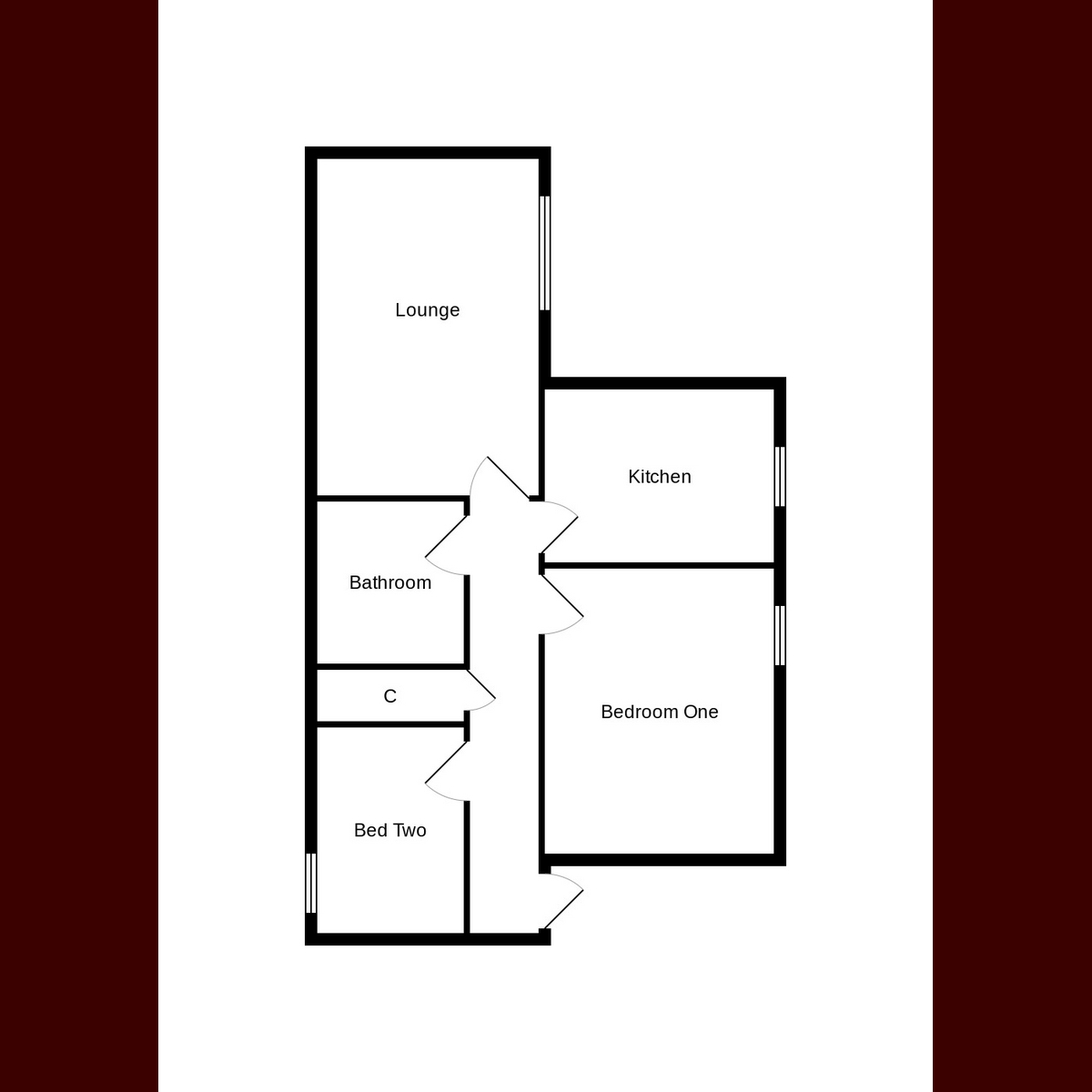 Civic Way, Swadlincote DE11, 2 bedroom flat for sale 62160366
