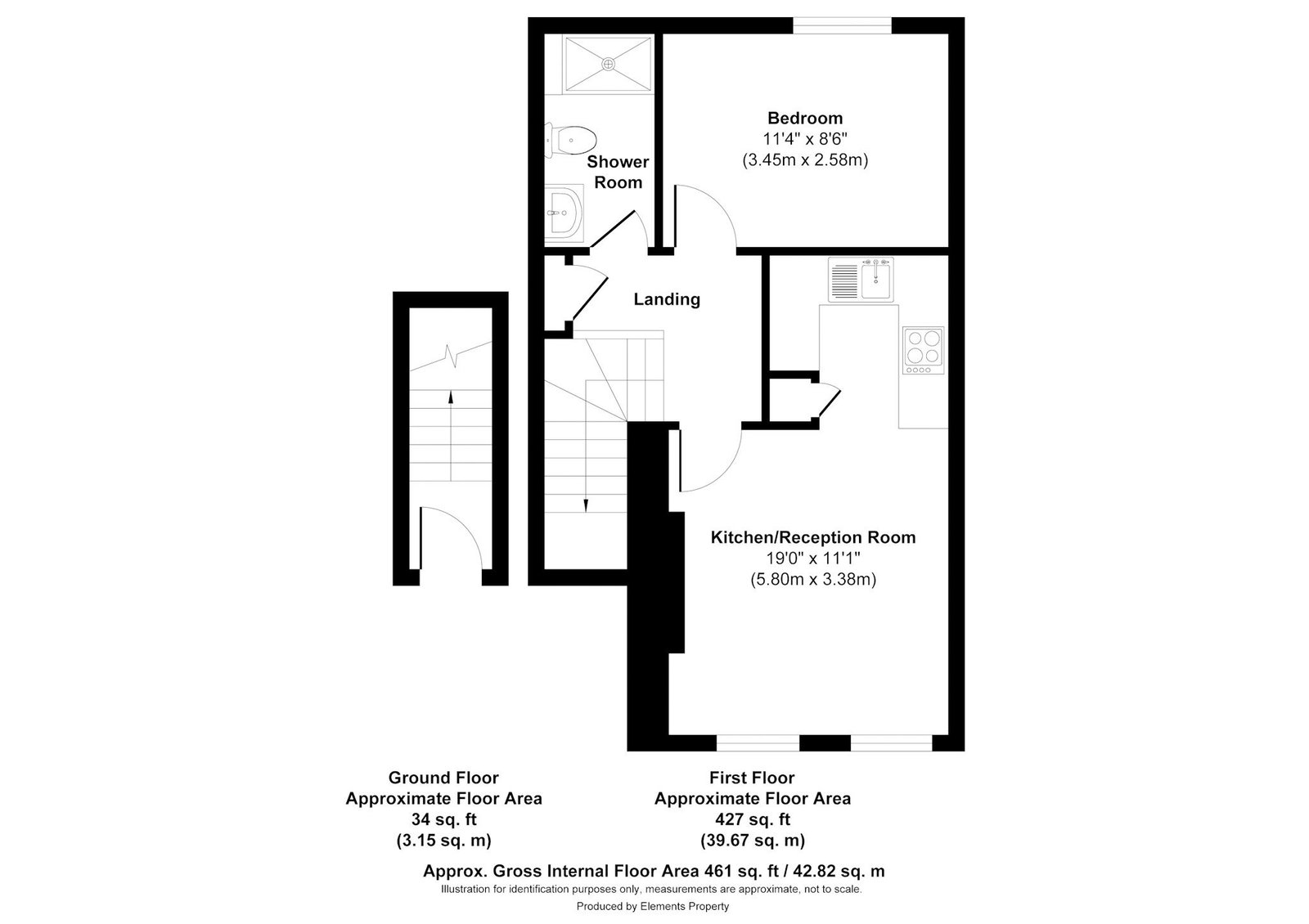 Post Office House,Flat 2, Crowborough Hill, Crowborough floorplan