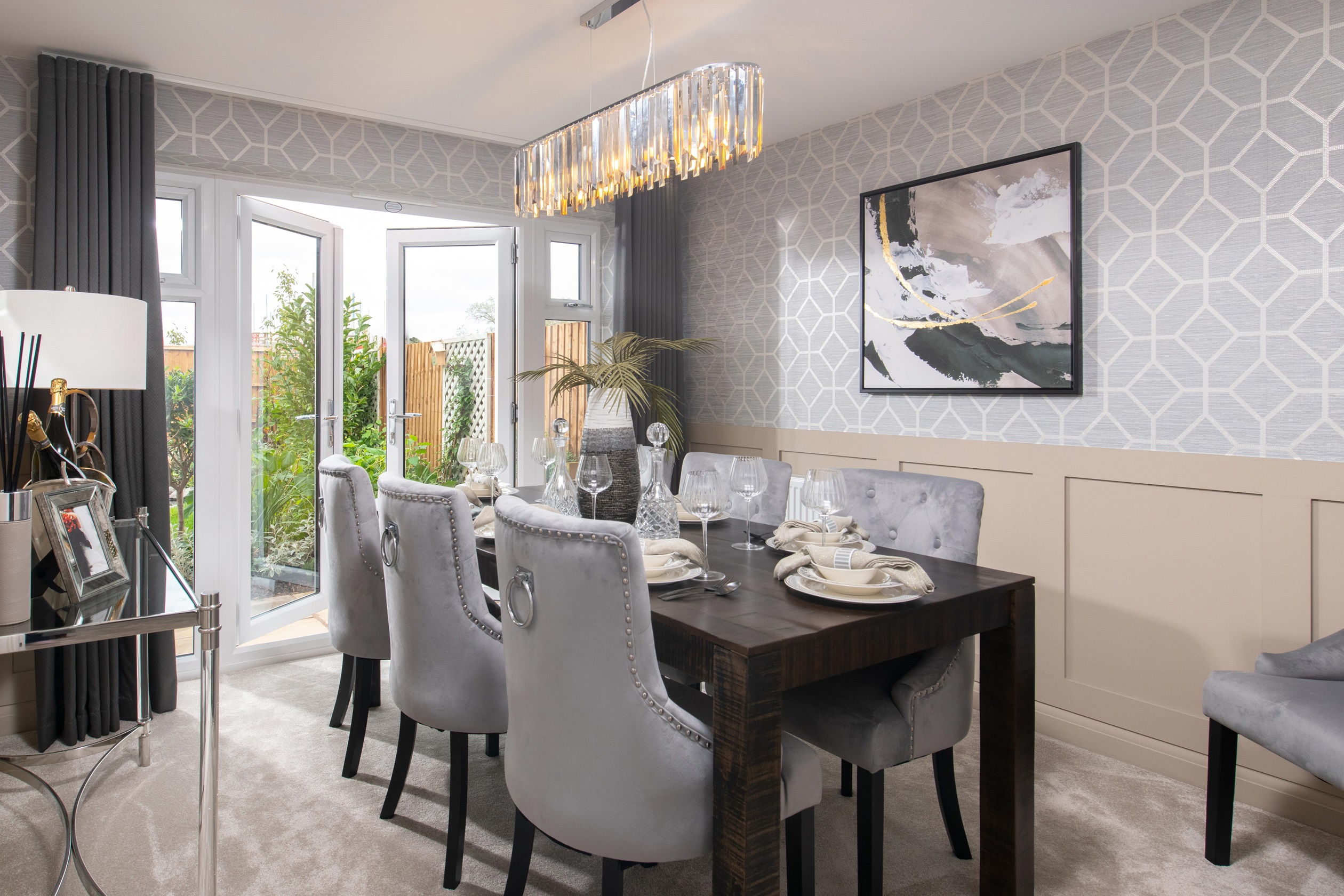 Property 3 of 10. The Hawthorns Chelworth Dining Room