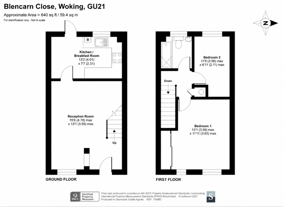40, Blencarn Close, Woking floorplan
